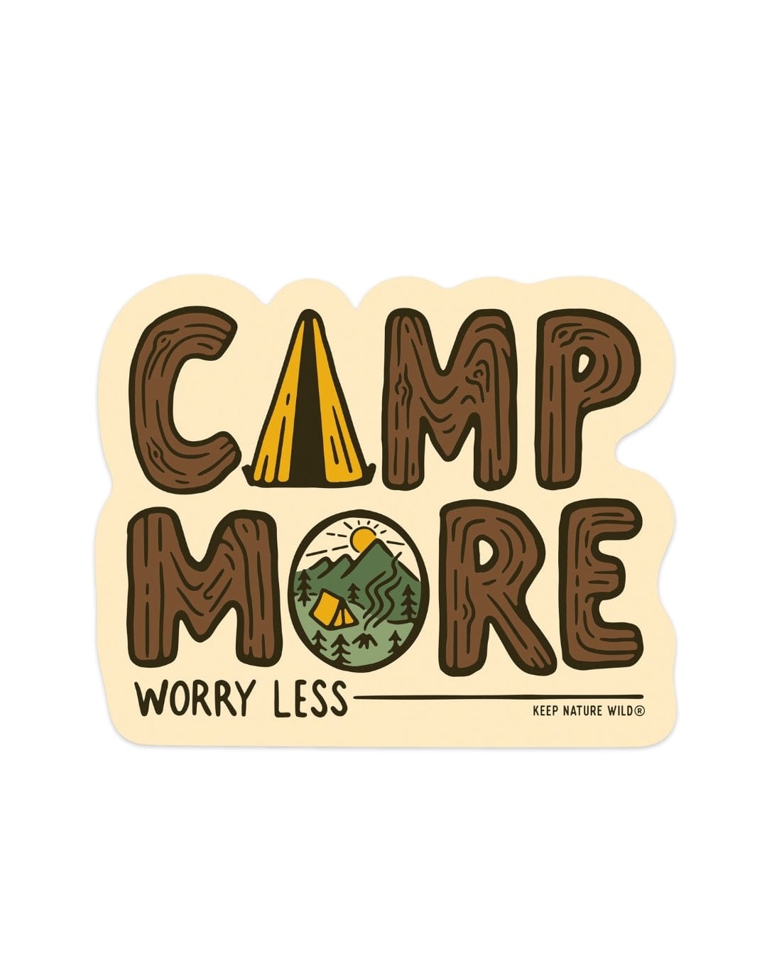 Keep Nature Wild Sticker Camp More | Sticker