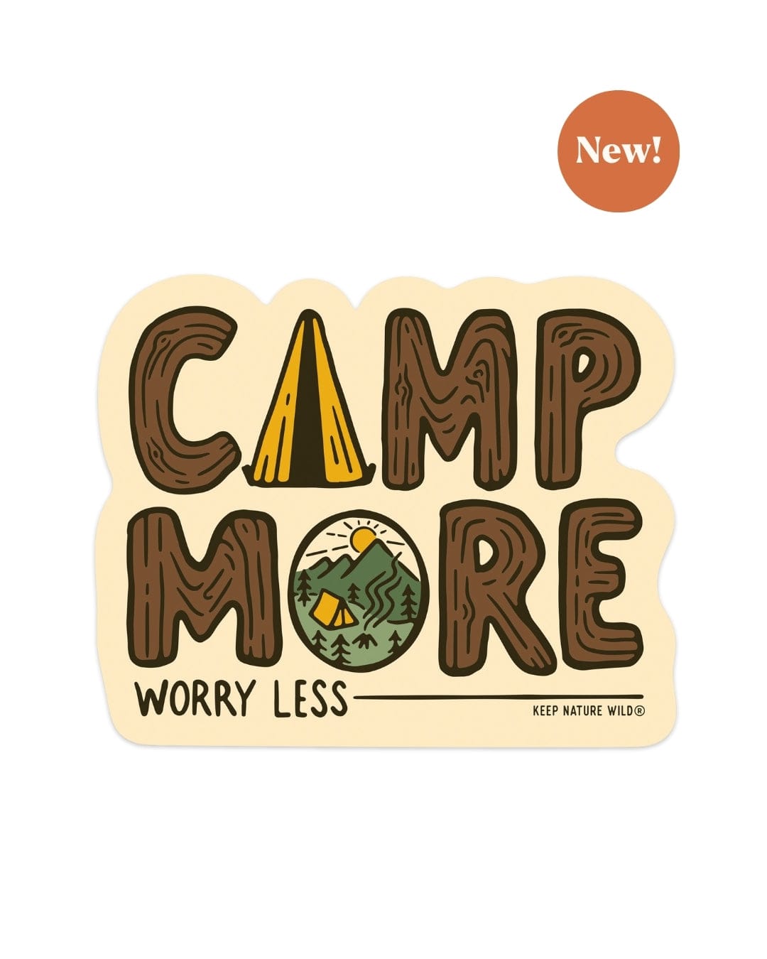 Keep Nature Wild Sticker Camp More | Sticker