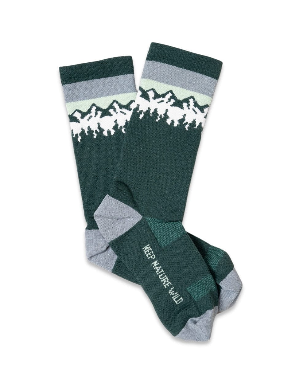 Keep Nature Wild Socks S/M Camp & Trail Crew Socks | Rockies