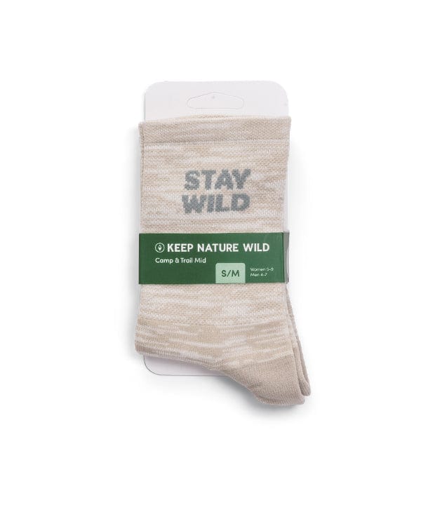 Keep Nature Wild Socks Camp & Trail Mid Socks | Shroom