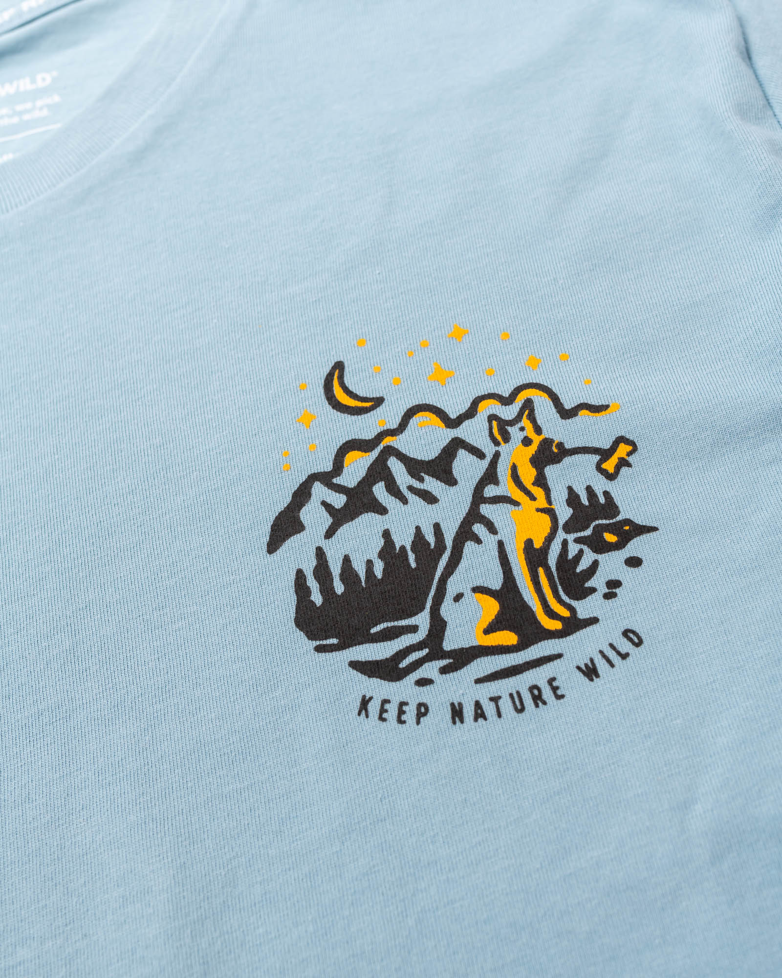 Keep Nature Wild Long Sleeve Campfire Dog Unisex Long Sleeve | Morning Mist