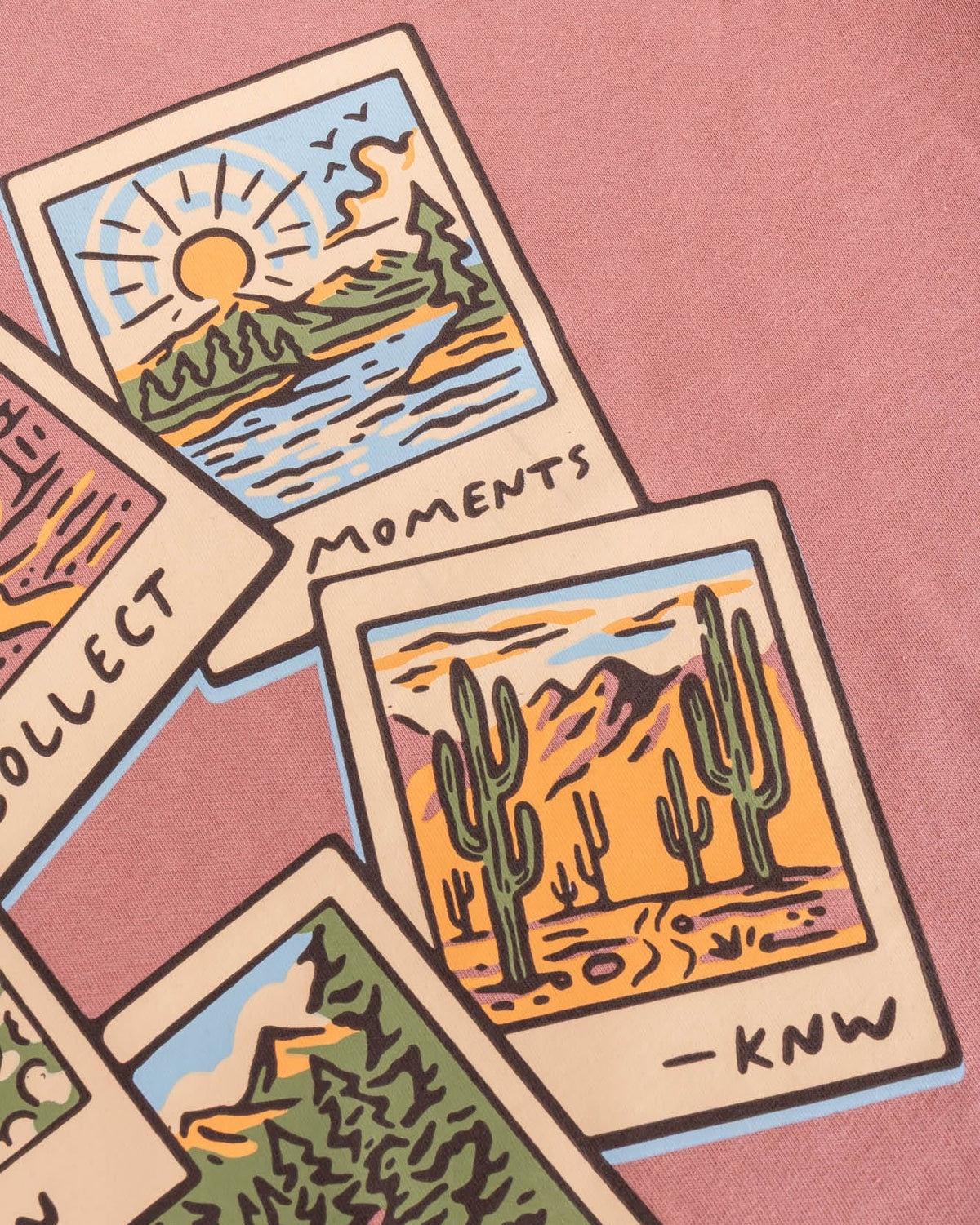 Keep Nature Wild Tee Collect Moments in Nature | Unisex Tee | Canyon Rose