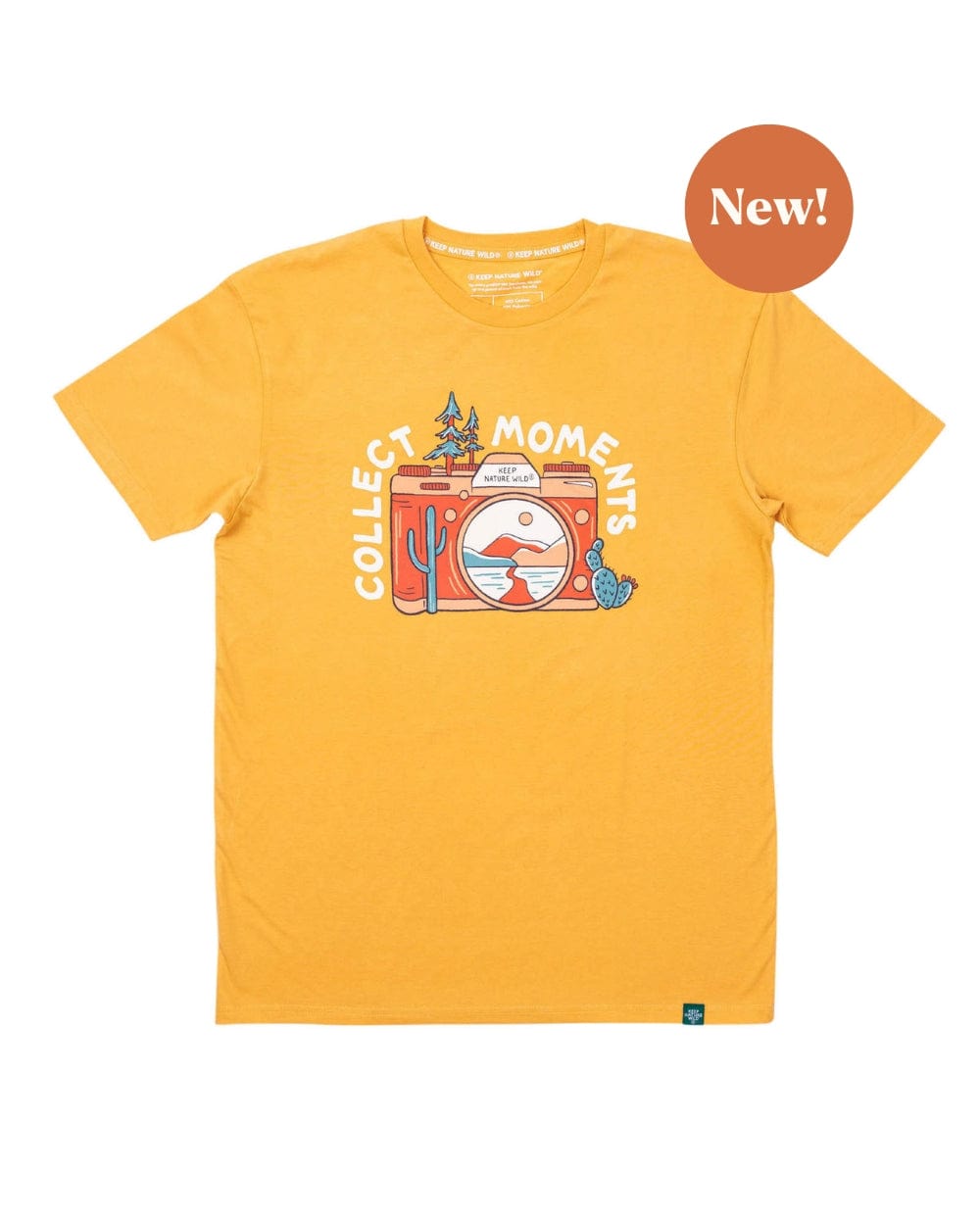 Keep Nature Wild Tee Collect Moments Unisex Tee | Mustard