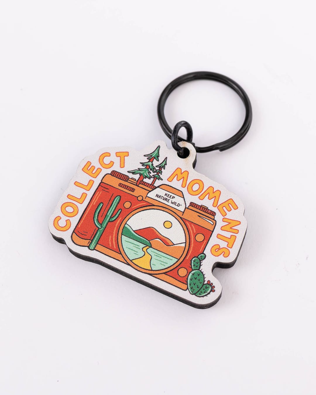 Keep Nature Wild Key Ring Collect Moments | Wood Key Ring