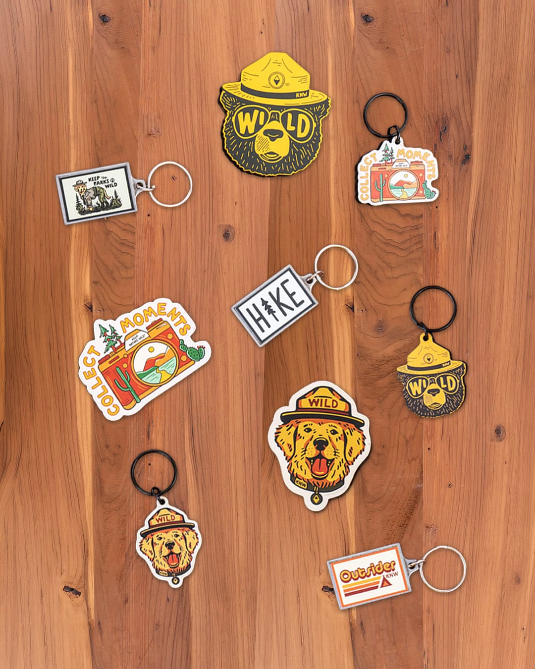 Keep Nature Wild Magnet Collect Moments | Wood Magnet