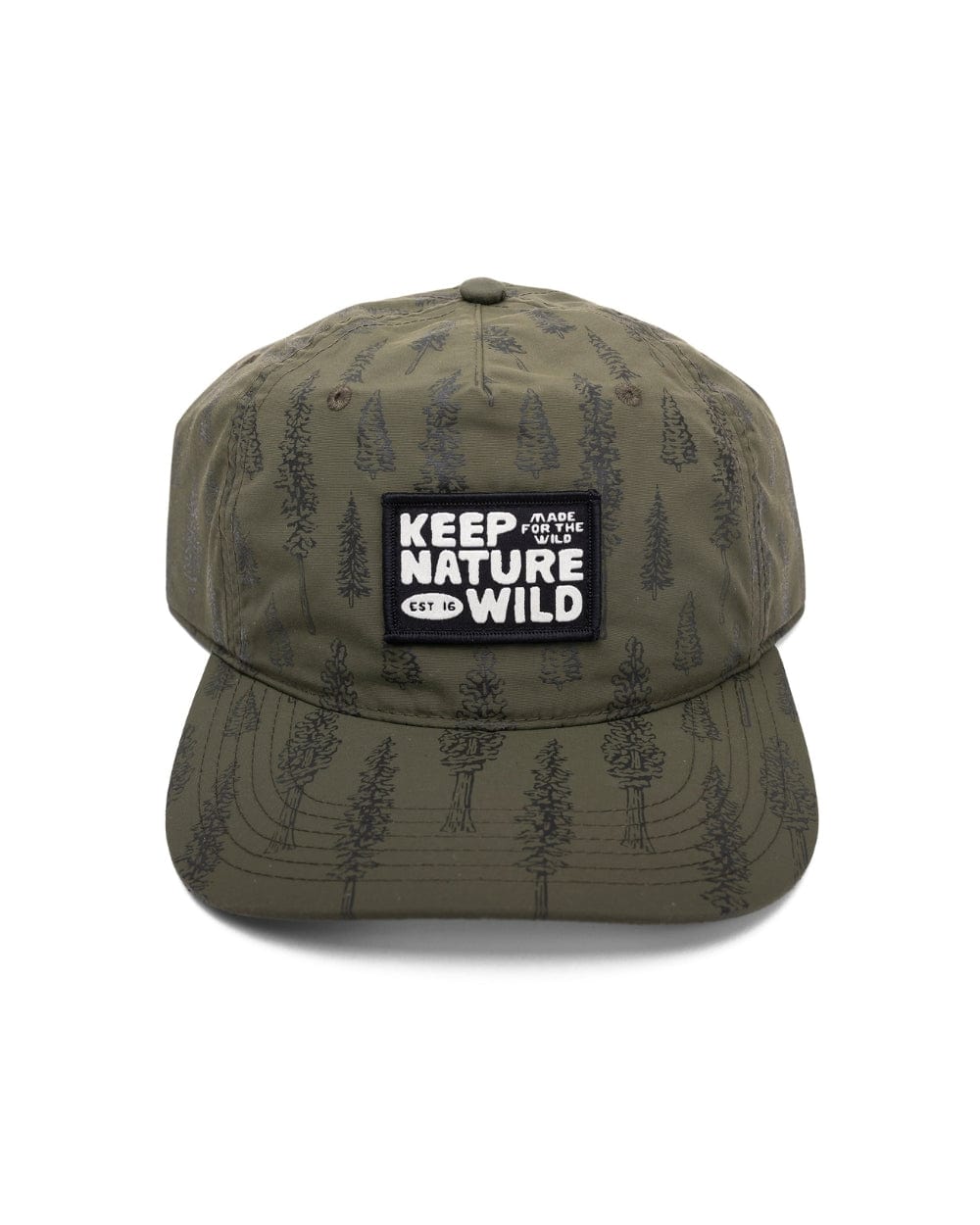 Keep Nature Wild Hat Conifers Trail Hat | Olive