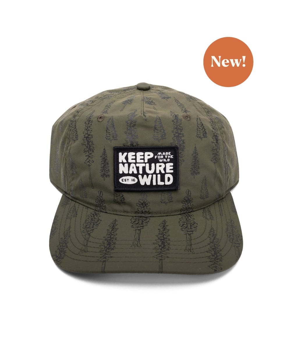 Keep Nature Wild Hat Conifers Trail Hat | Olive