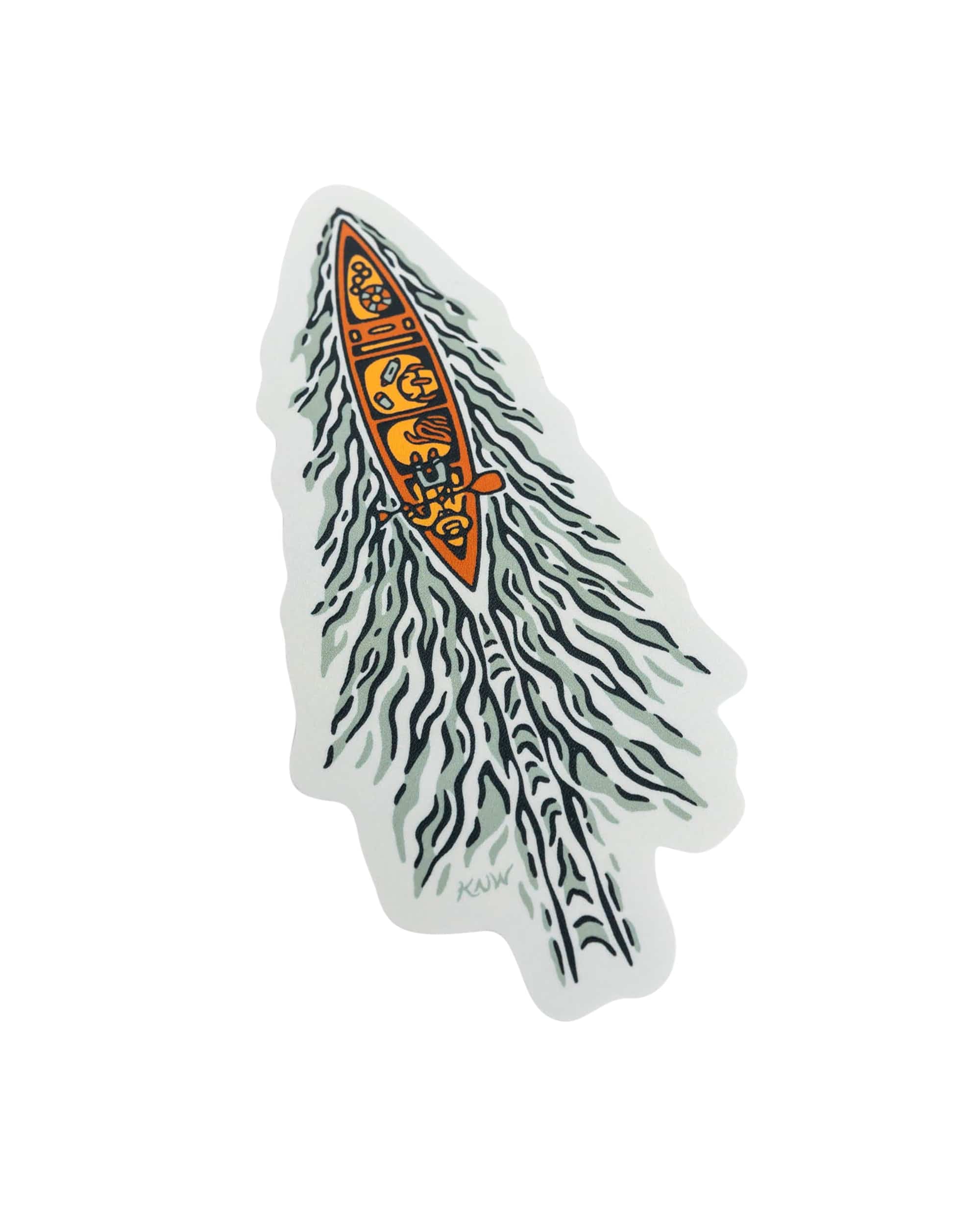 Keep Nature Wild Sticker Cruising Canoe | Sticker