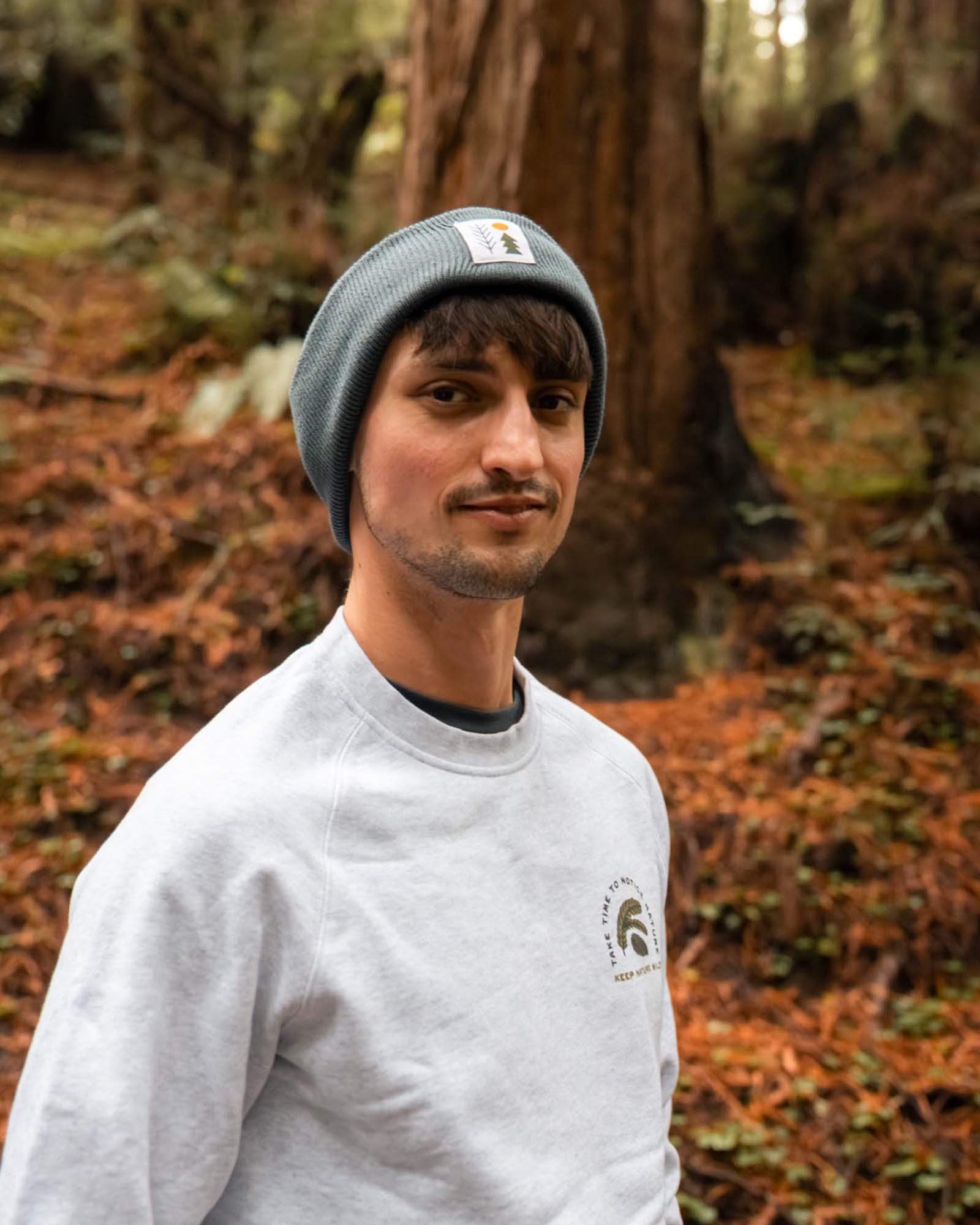 Keep Nature Wild Beanie Evergreen Cuffed Beanie | Slate