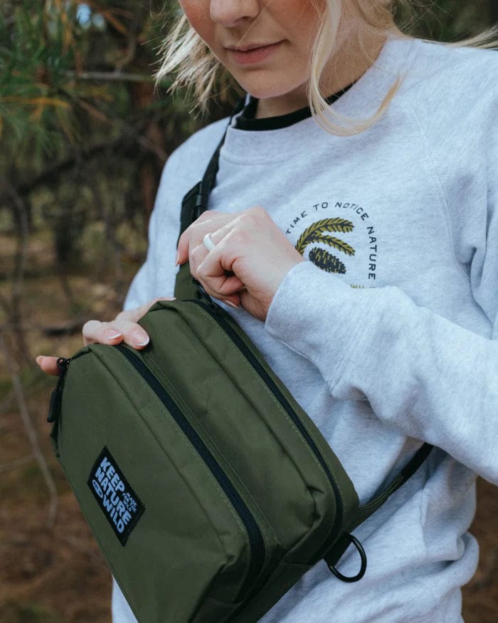 Keep Nature Wild Fanny Packs Fanny Pack + Stickers Bundle | Olive