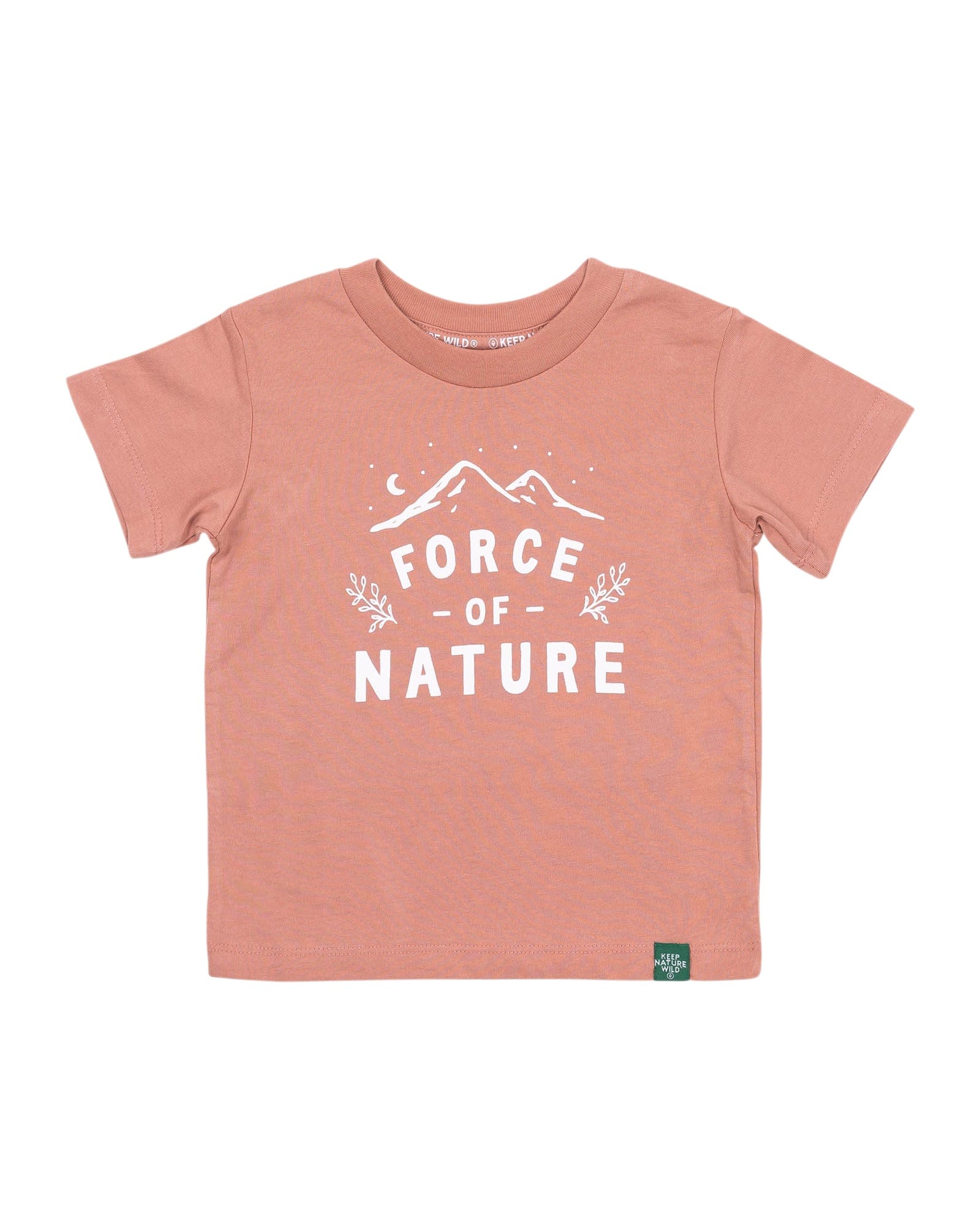 Keep Nature Wild Kids Force of Nature Toddler Tee | Canyon Rose