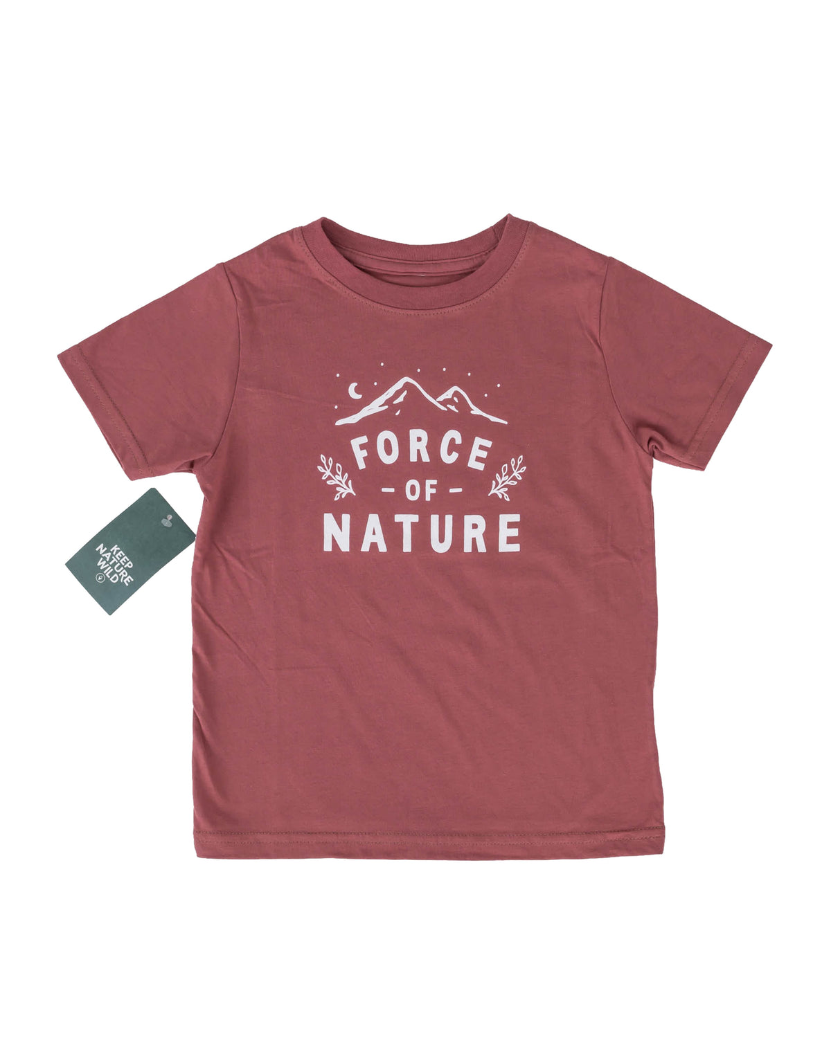 Keep Nature Wild Kids Force of Nature Toddler Tee | Rouge