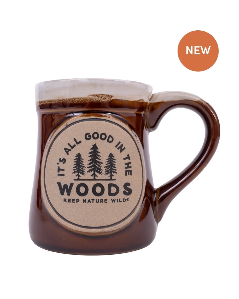 Keep Nature Wild Mug Good In The Woods Ceramic Mug | Brown
