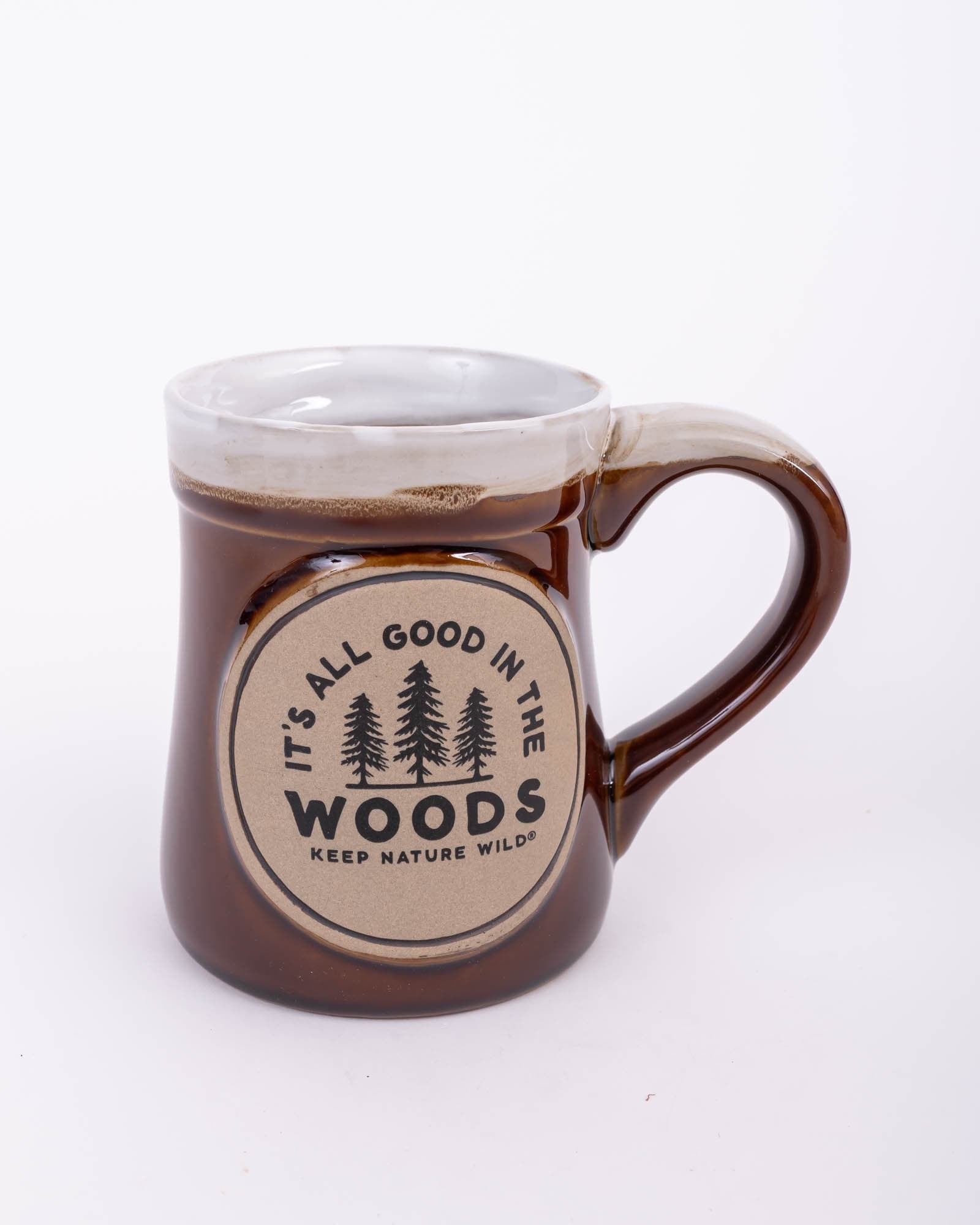 Keep Nature Wild Mug Good In The Woods Ceramic Mug | Brown