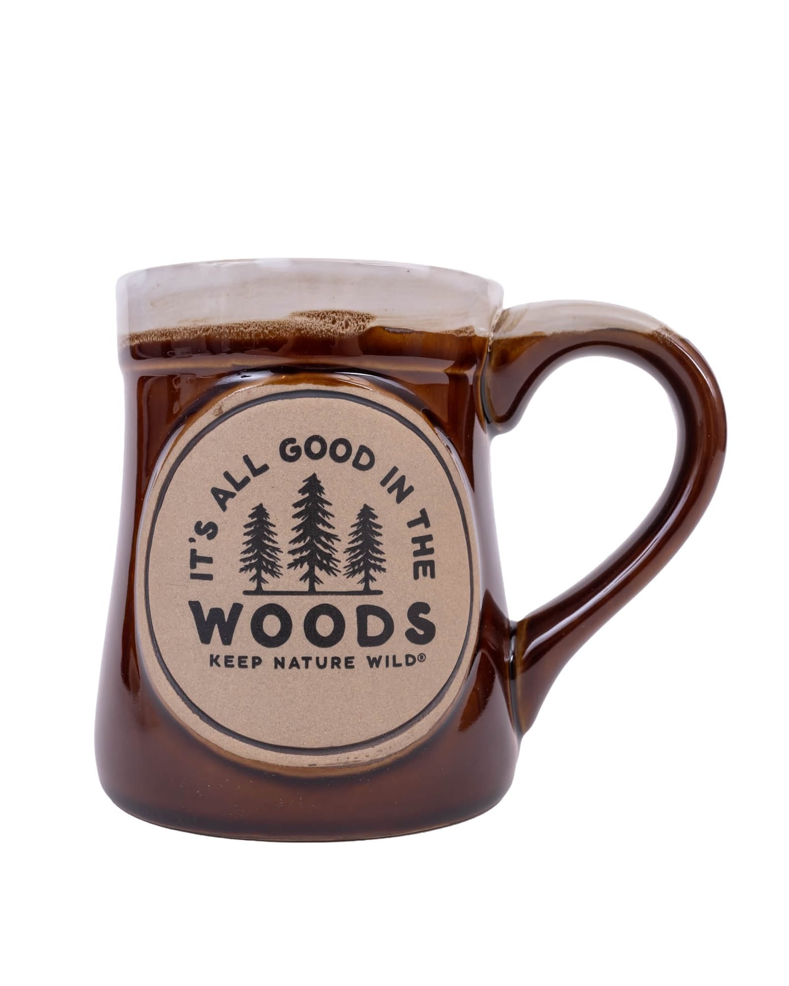 Keep Nature Wild Mug Good In The Woods Ceramic Mug | Brown