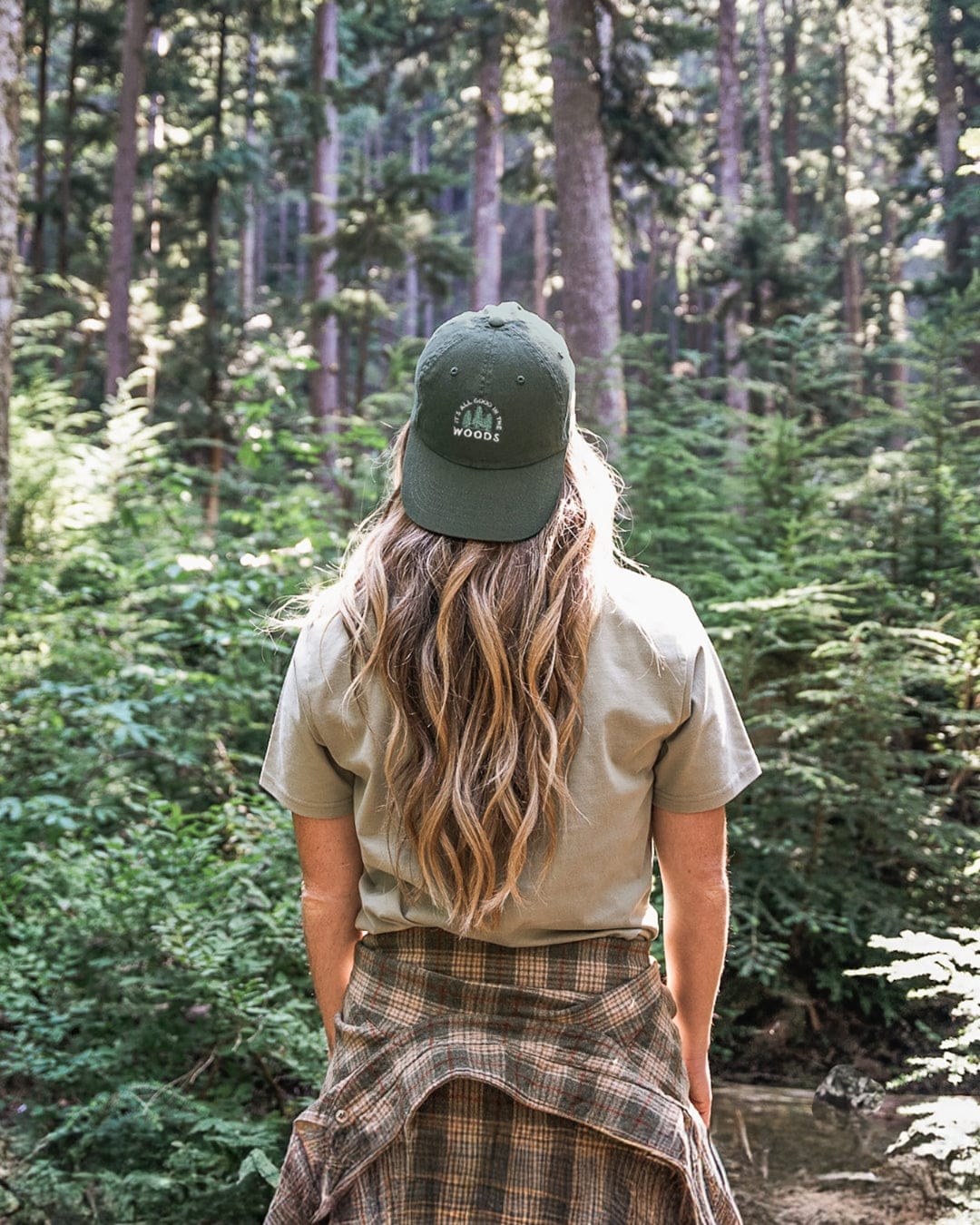 Keep Nature Wild Hat Good in the Woods Dad Hat | Faded Forest