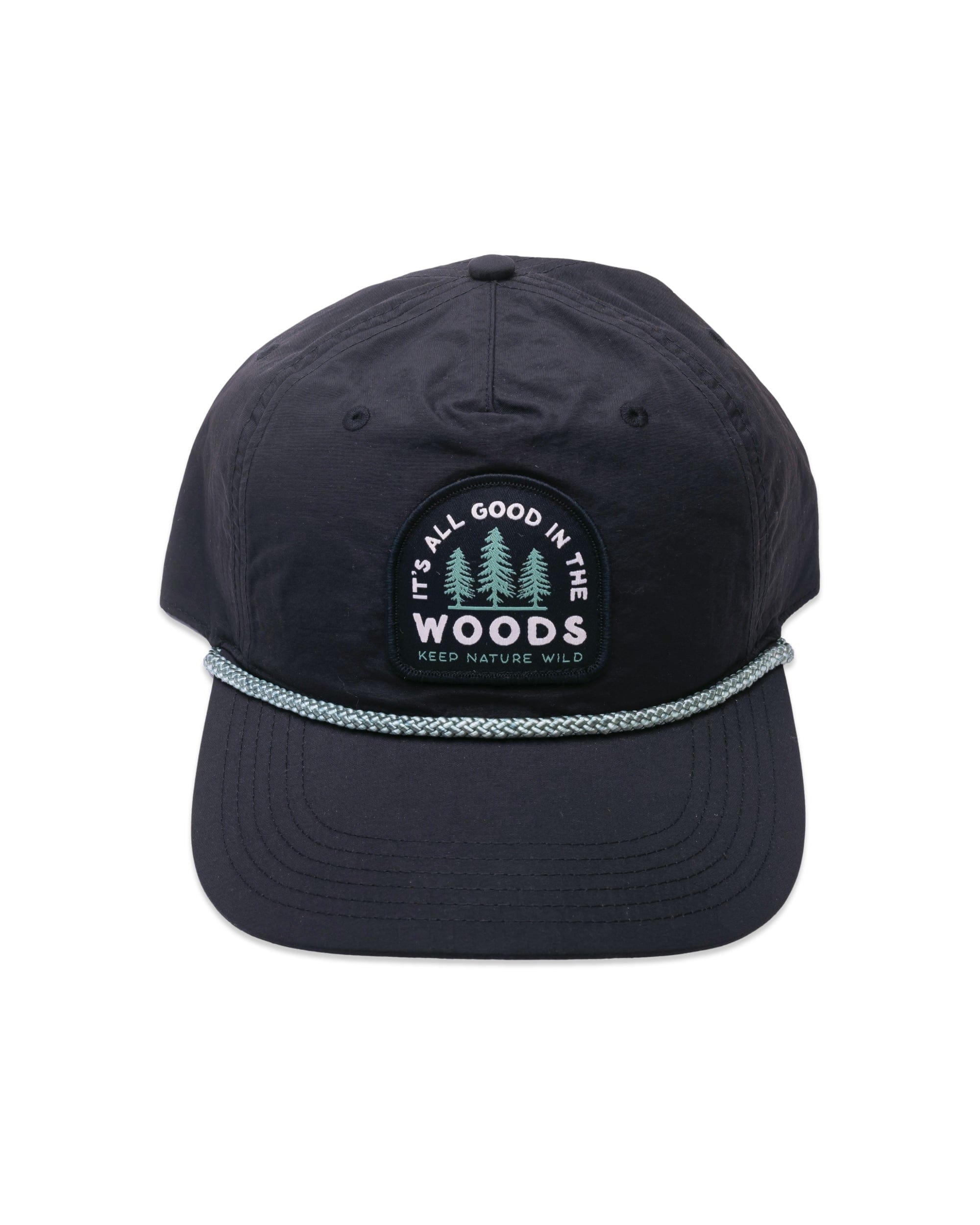 Keep Nature Wild Hat Good in the Woods Trail Hat | Black