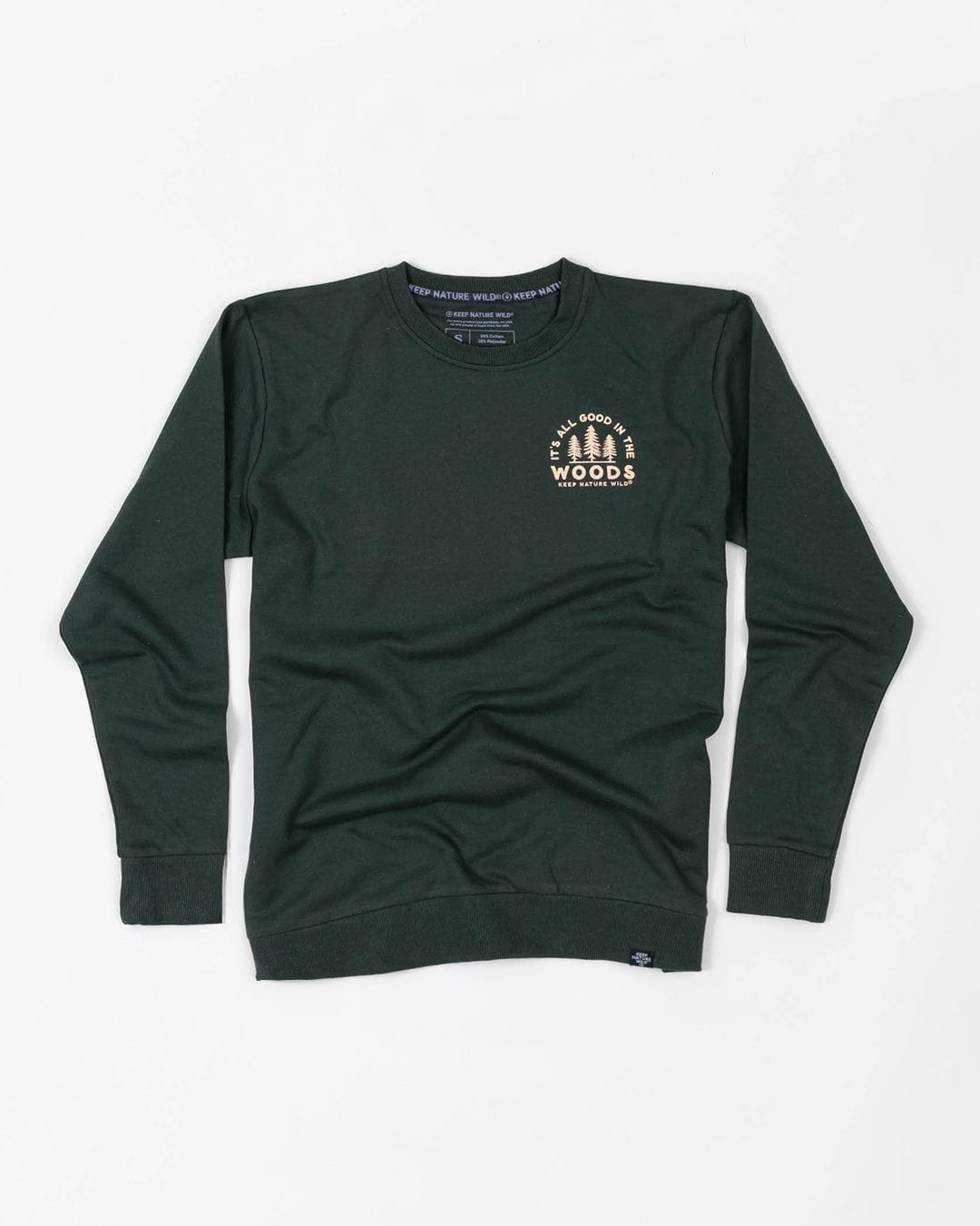 Keep Nature Wild Outerwear Good in the Woods Unisex Crewneck Sweatshirt | Heather Forest