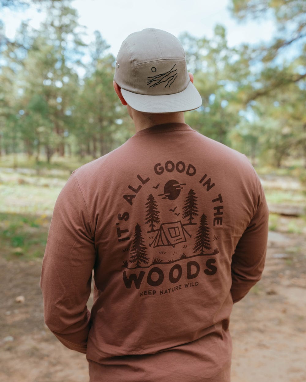 Keep Nature Wild Long Sleeve Good in the Woods Unisex Long Sleeve | Redwood