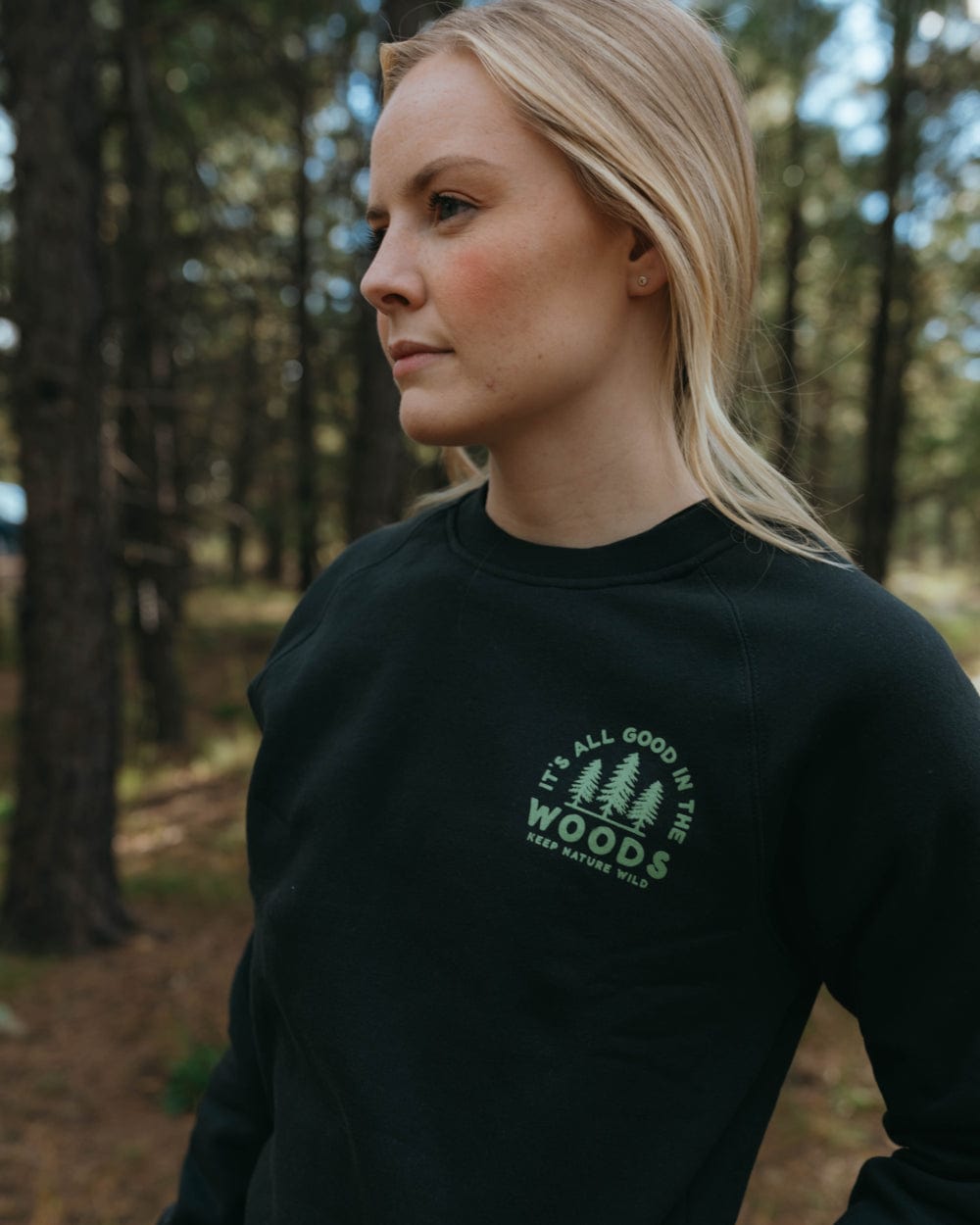 Keep Nature Wild Outerwear Good in the Woods Unisex Pullover | Coal