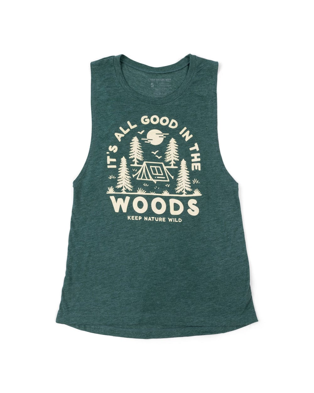 Keep Nature Wild Tank Good in the Woods Women's Muscle Tank | Forest