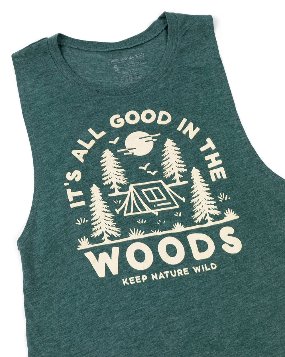 Keep Nature Wild Tank Good in the Woods Women's Muscle Tank | Forest