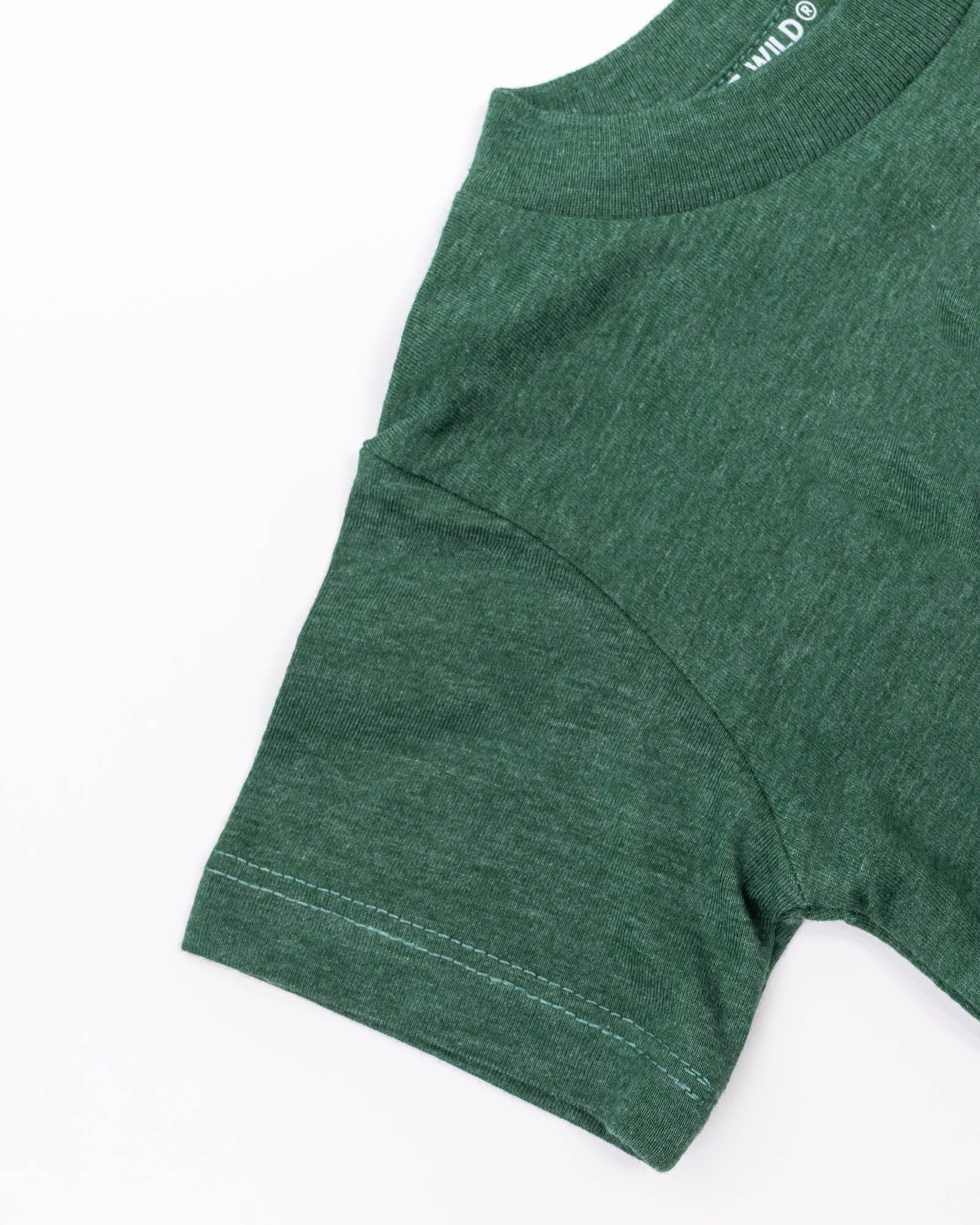 Keep Nature Wild Kids Good in the Woods Youth Tee | Heather Forest