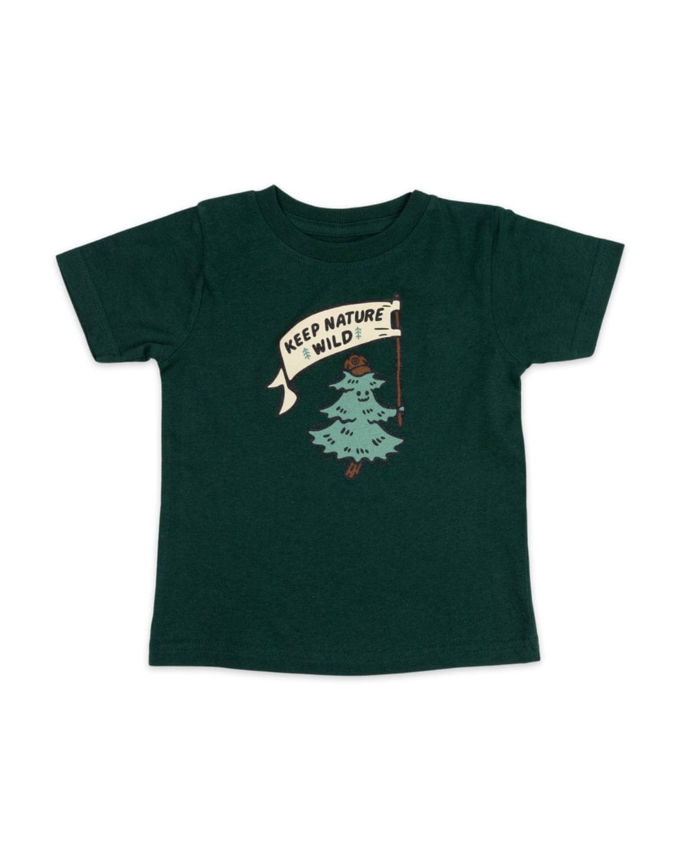 Keep Nature Wild Kids Happy Camper Pine Toddler Tee | Forest