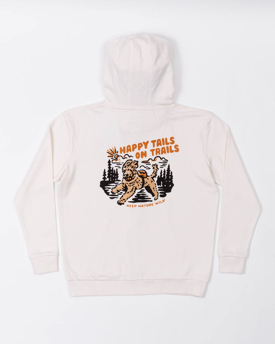Keep Nature Wild Outerwear Happy Tails On Trails Zip-Up Hoodie | Natural