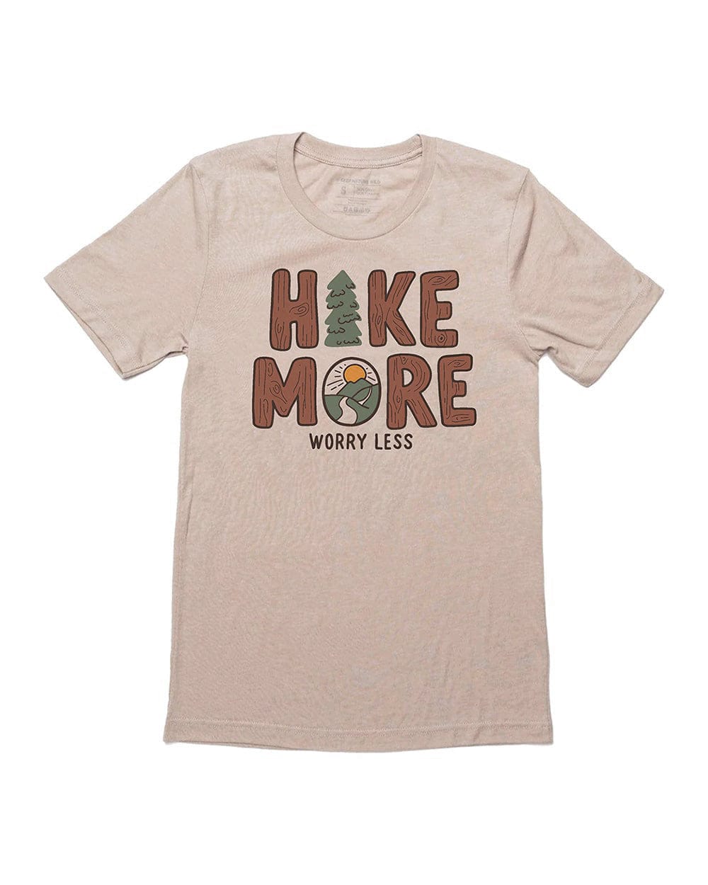 Keep Nature Wild Tee Hike More Unisex Tee | Heather Tan