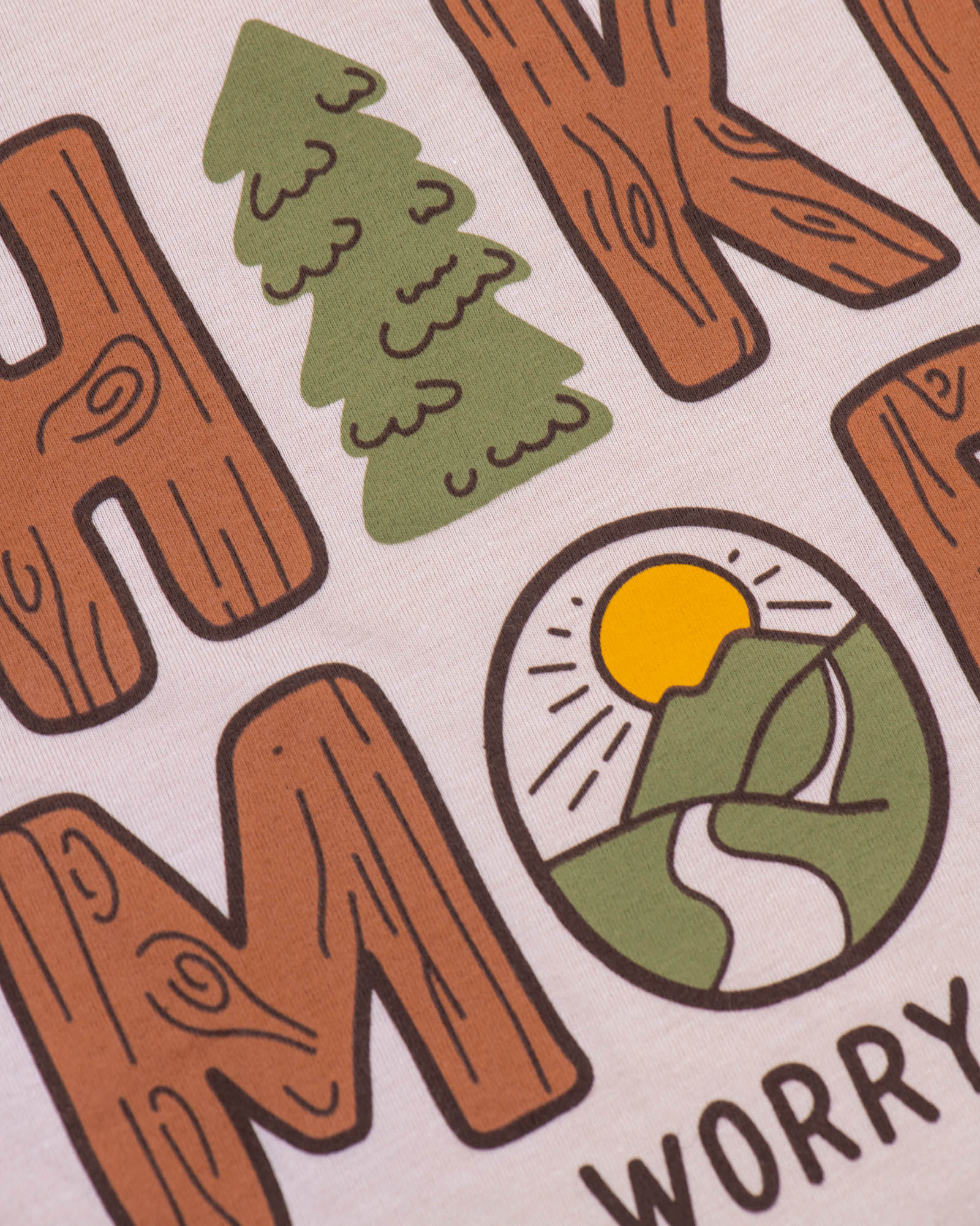 Keep Nature Wild Tee Hike More Unisex Tee | Heather Tan