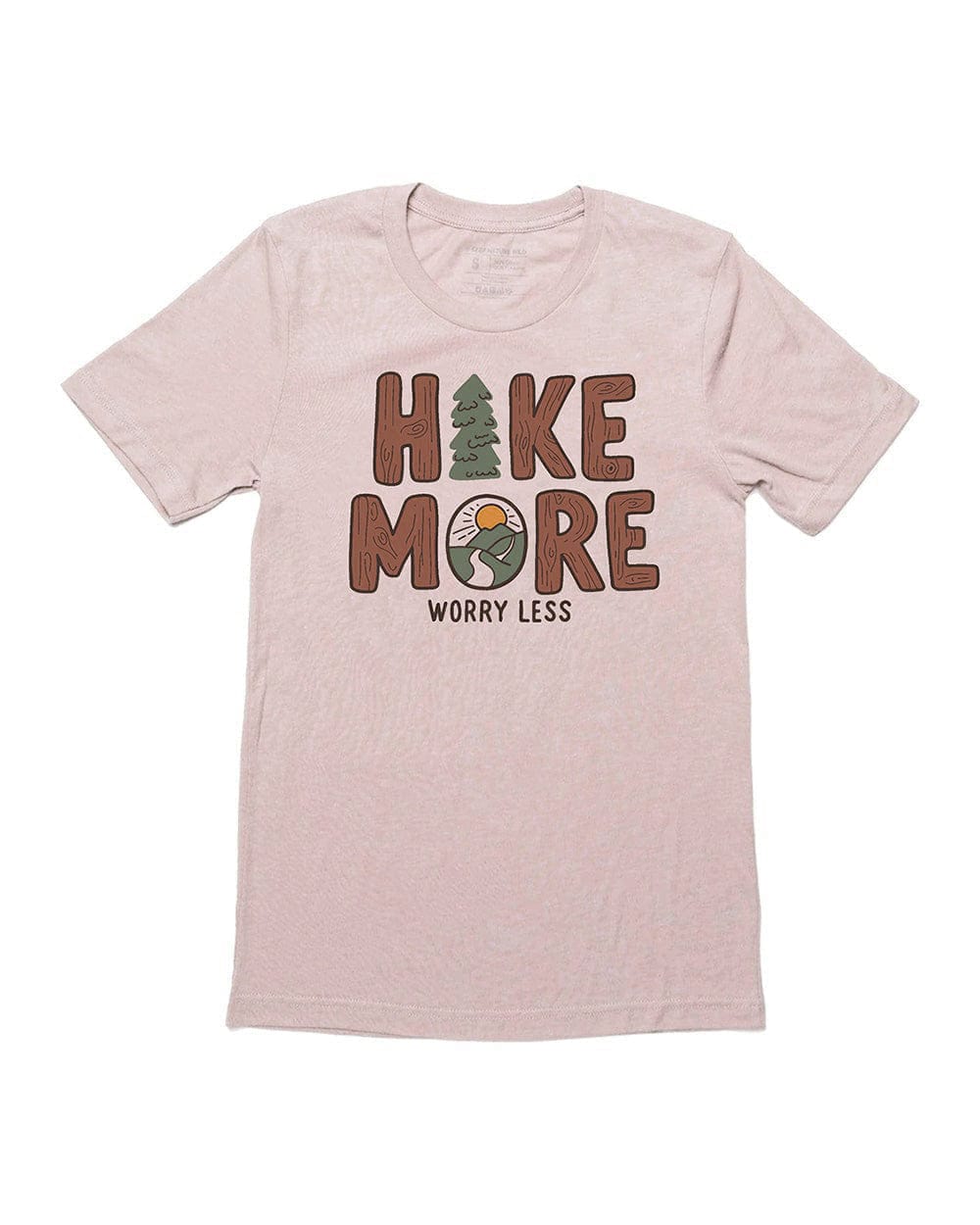 Keep Nature Wild Tee Hike More Unisex Tee | Heather Tan