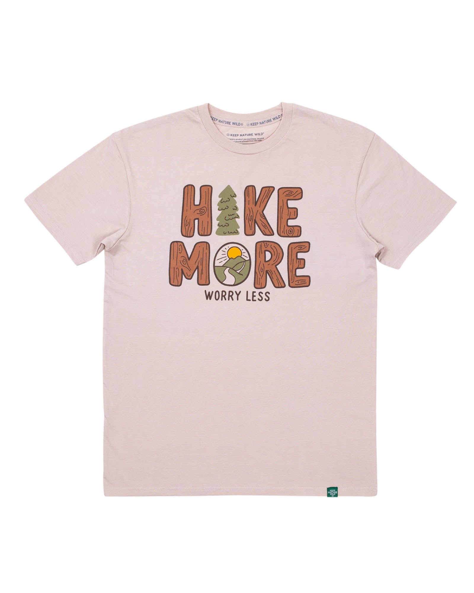 Keep Nature Wild Tee Hike More Unisex Tee | Heather Tan