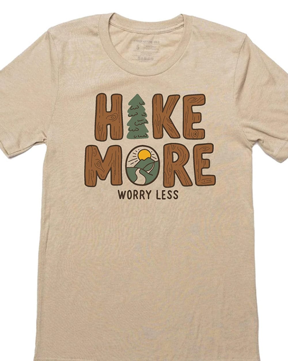 Keep Nature Wild Tee Hike More Unisex Tee | Heather Tan