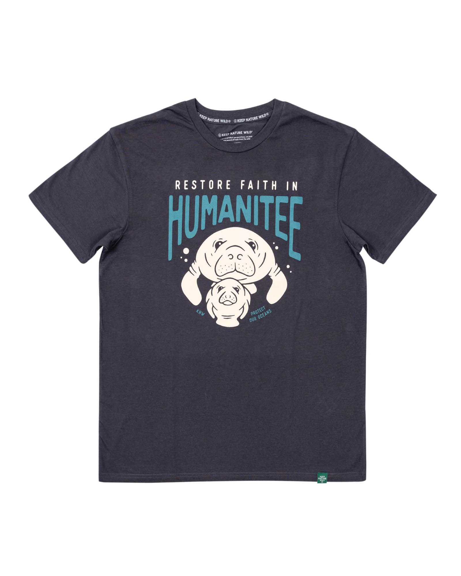 Keep Nature Wild Tee Humanitee Unisex Tee | Coal