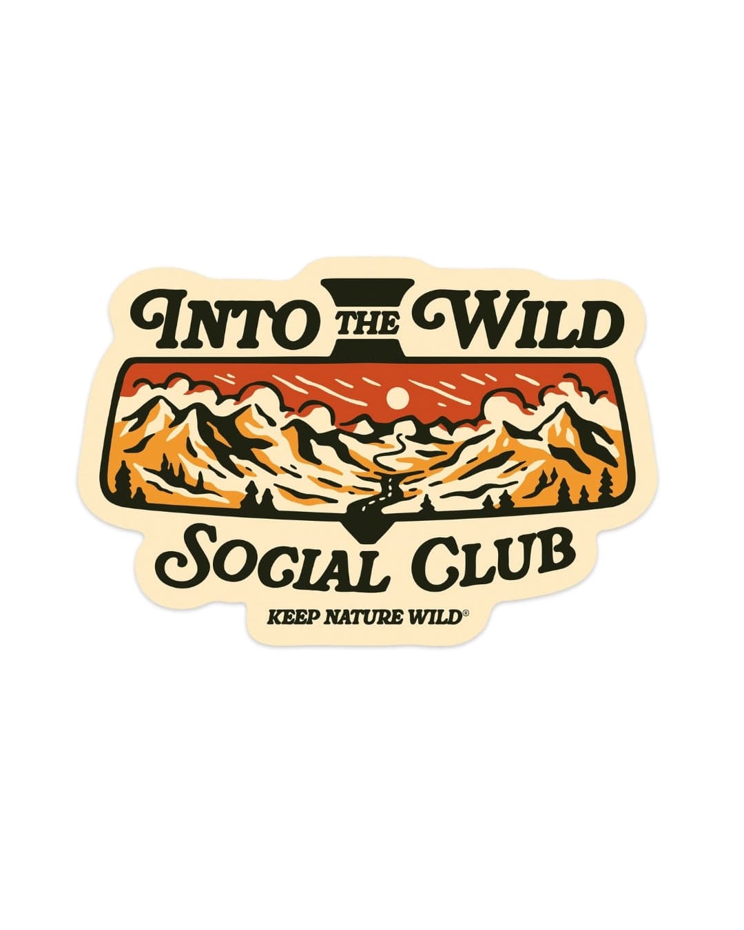 Keep Nature Wild Sticker Into the Wild Social Club | Sticker