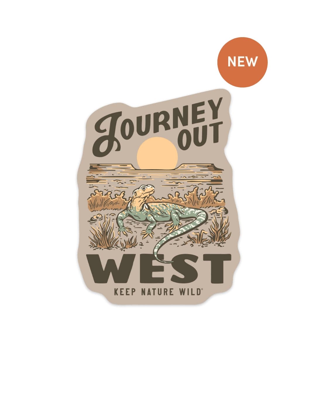 Keep Nature Wild Sticker Journey Out West | Sticker