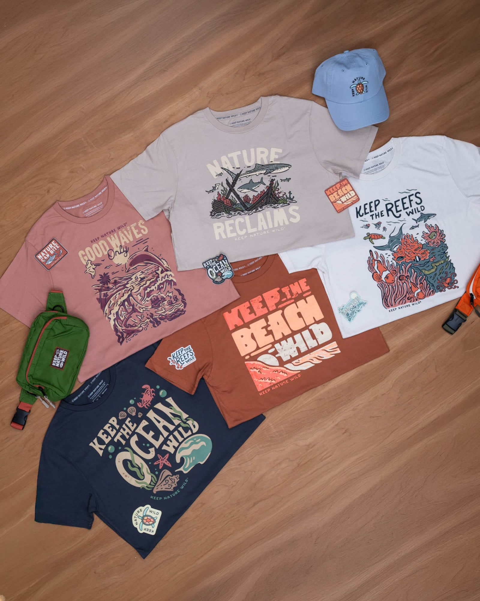 Keep Nature Wild Tee Keep Beaches Wild Unisex Tee | Redwood