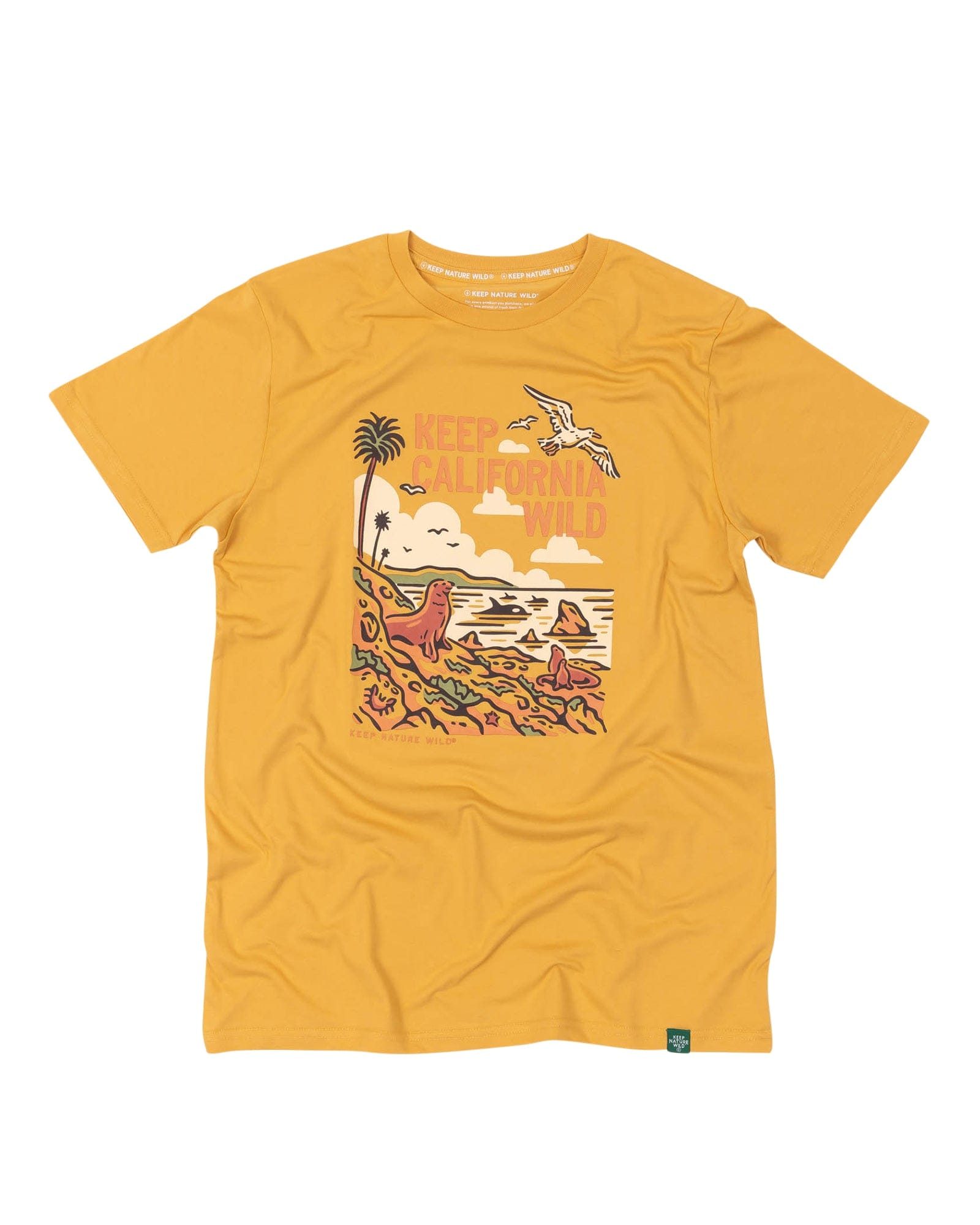 Keep Nature Wild Tee Keep California Wild Unisex Tee | Mustard