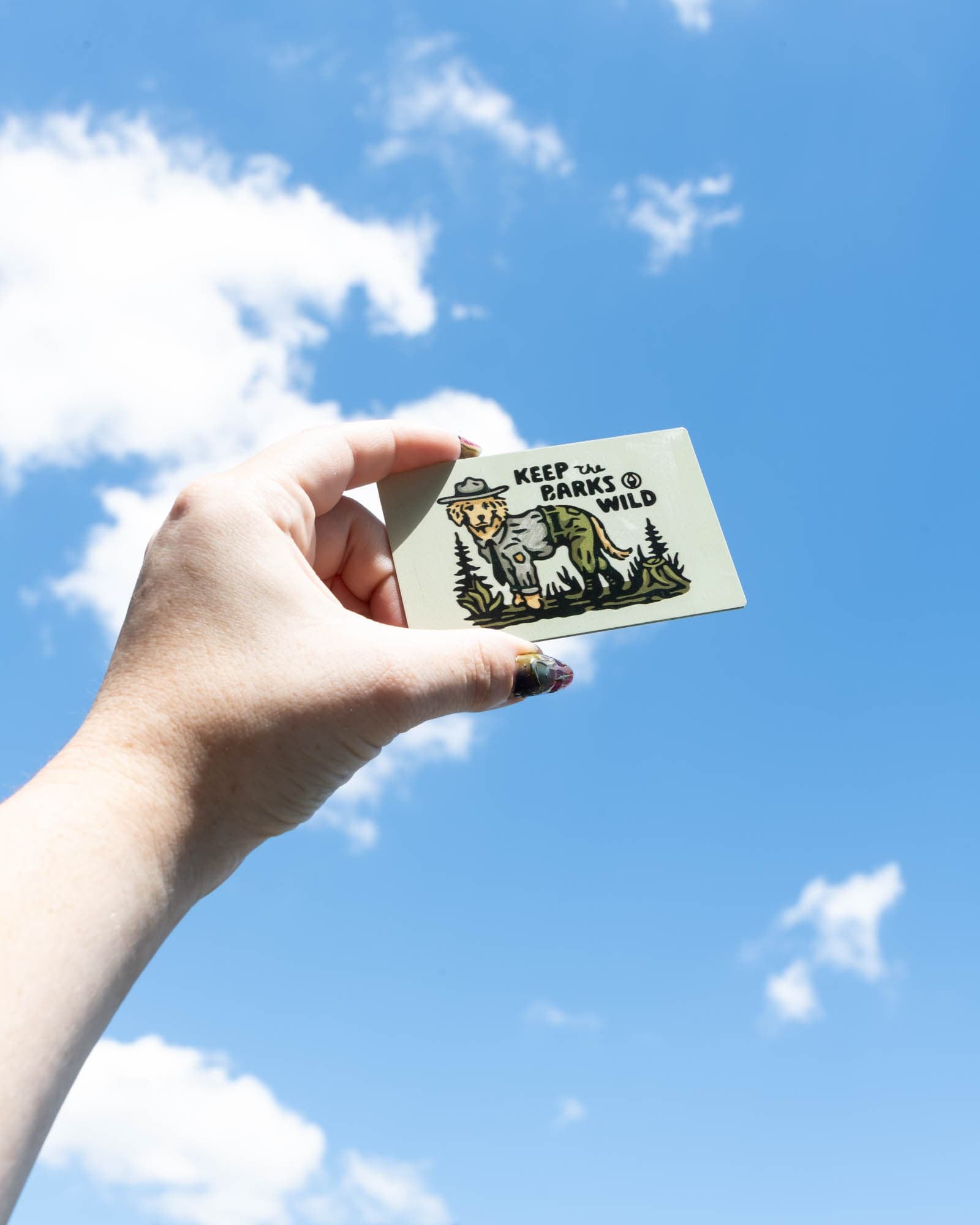 Keep Nature Wild Magnet Keep The Barks Wild | Metal Magnet