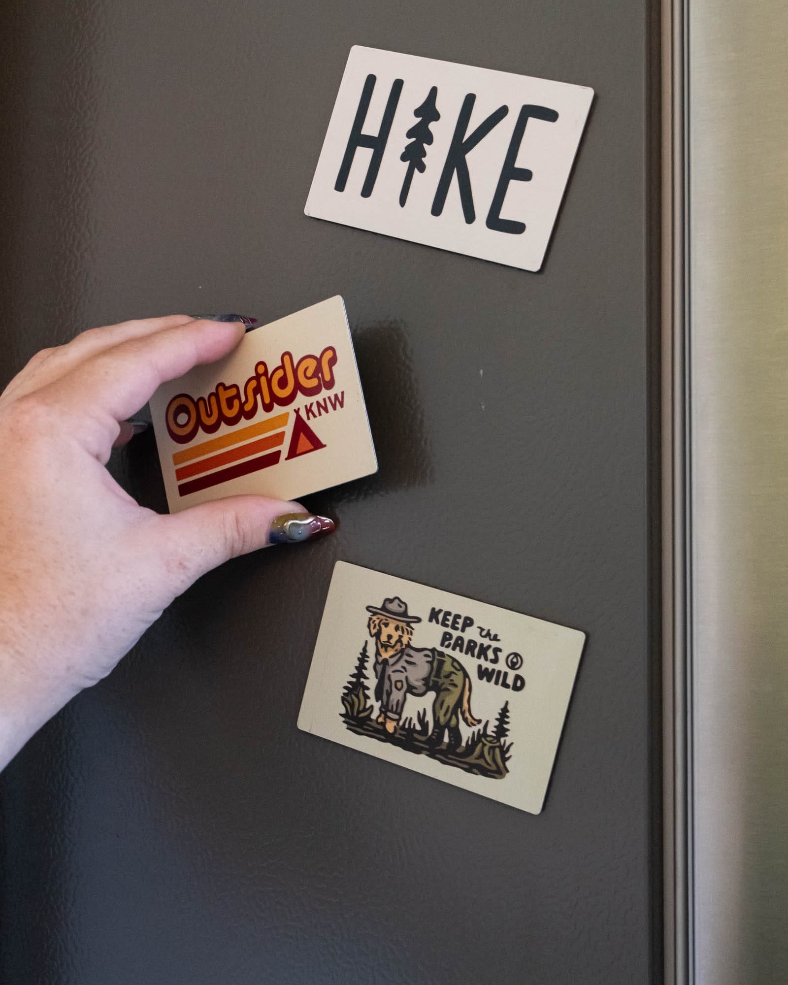 Keep Nature Wild Magnet Keep The Barks Wild | Metal Magnet