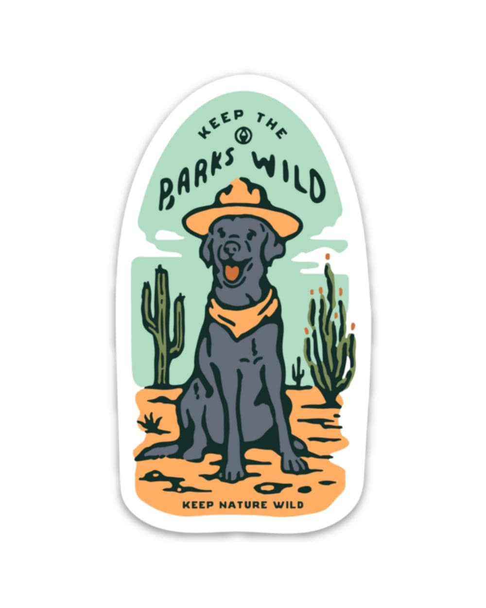Keep Nature Wild Sticker Keep the Desert Barks Wild | Sticker