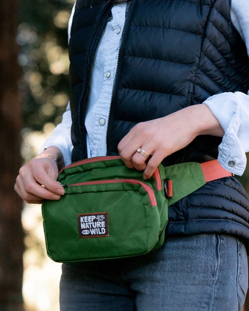 Keep Nature Wild Fanny Pack KNW Fanny Pack | Moss/Clay