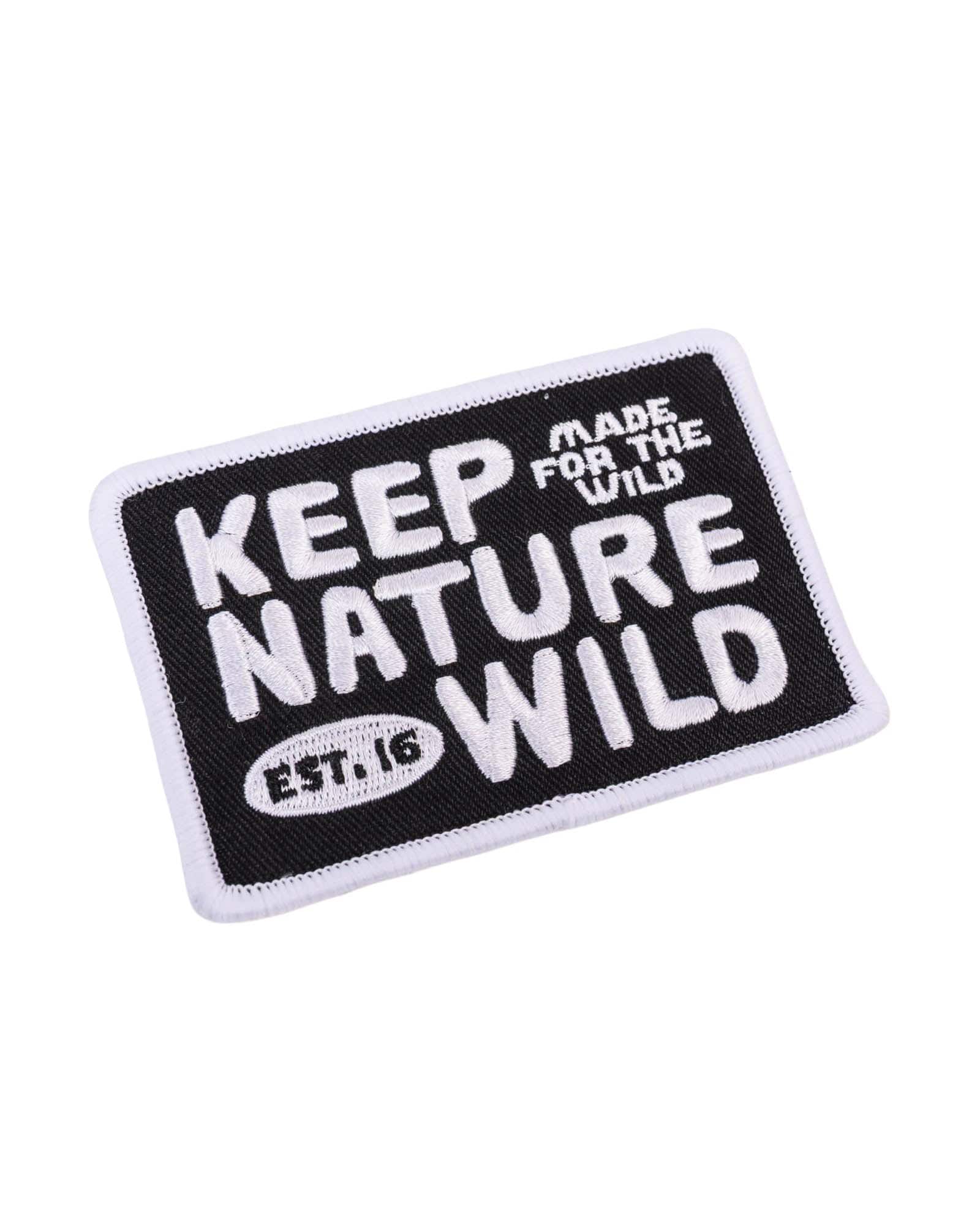Keep Nature Wild Patch Made For the Wild Logo | Embroidered Patch