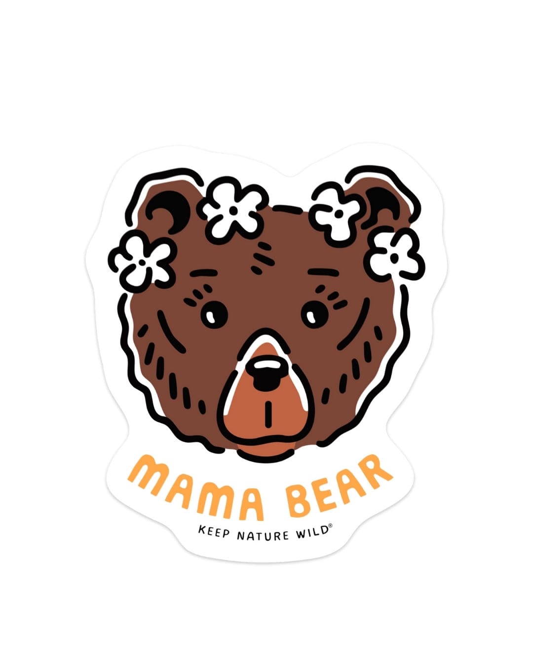Keep Nature Wild Sticker Mama Bear | Sticker