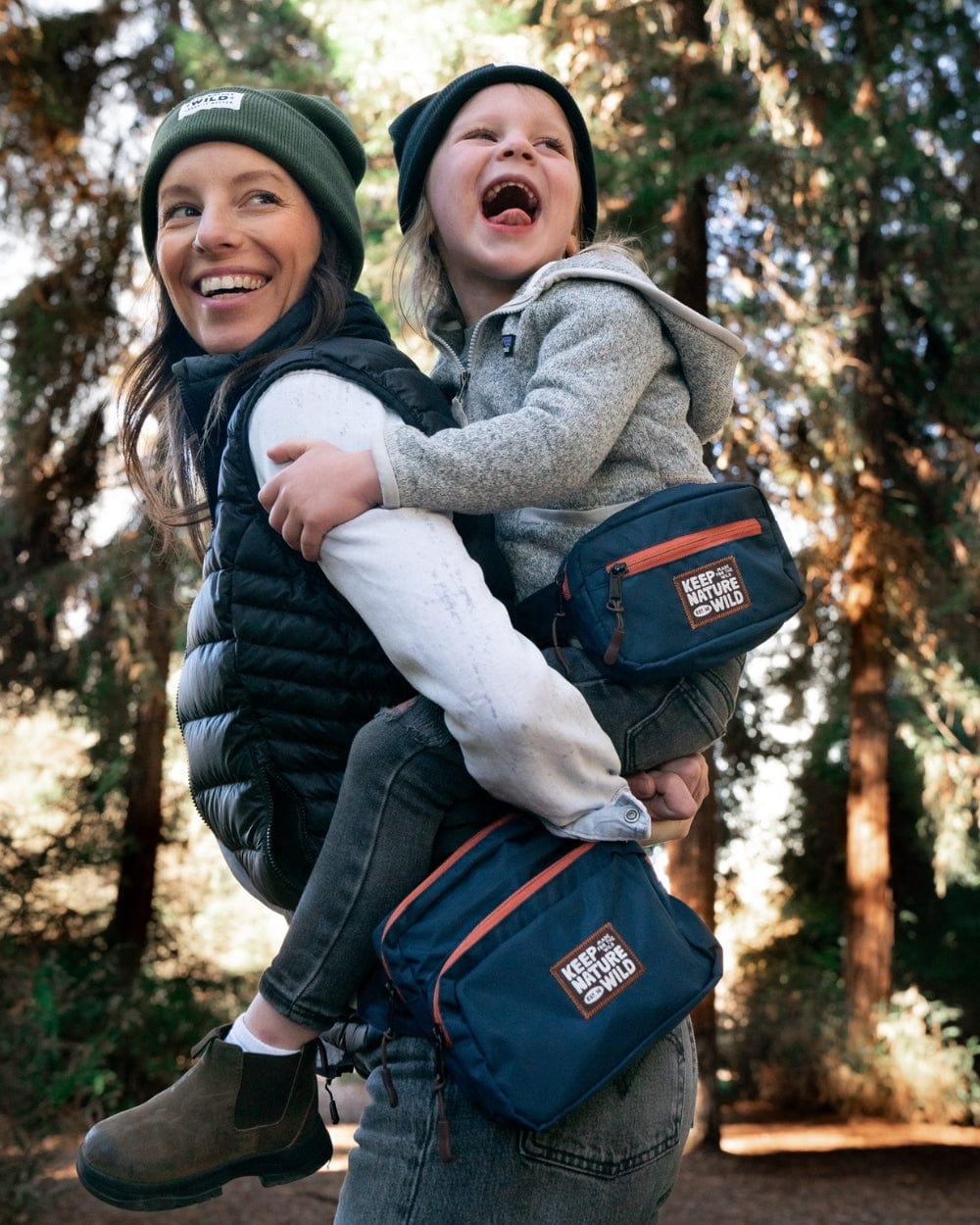 Keep Nature Wild Bundle Match Your Mini Fanny Pack Bundle | Navy/Clay