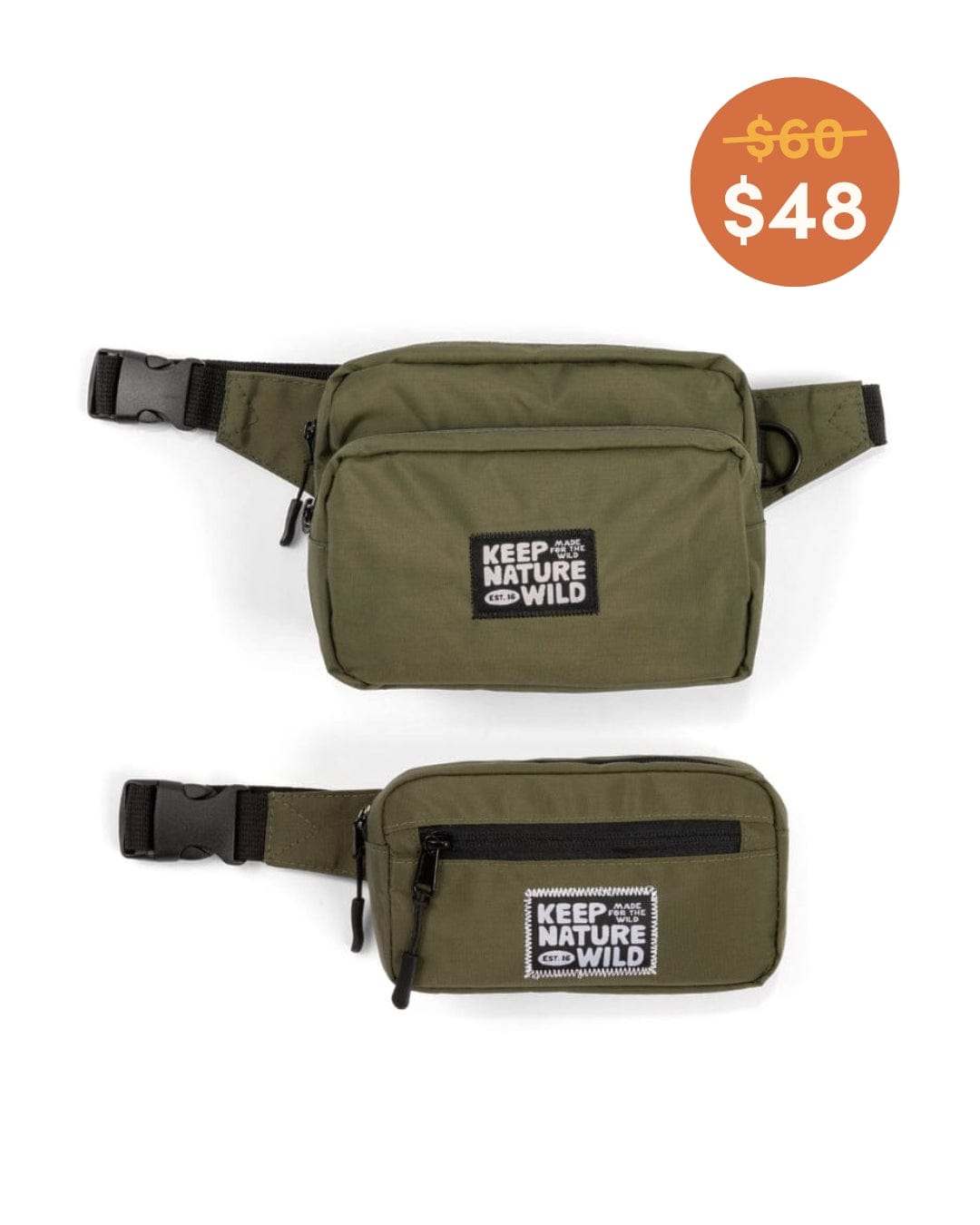 Keep Nature Wild Bundle Match Your Mini Fanny Pack Bundle | Olive