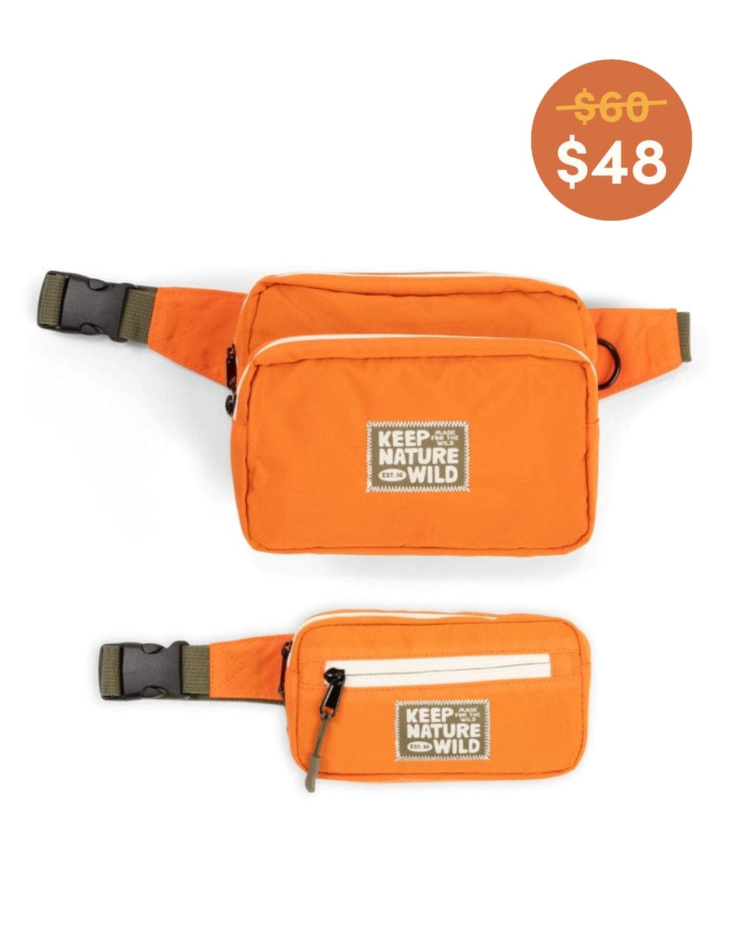 Keep Nature Wild Bundle Match Your Mini Fanny Pack Bundle | Poppy/Olive