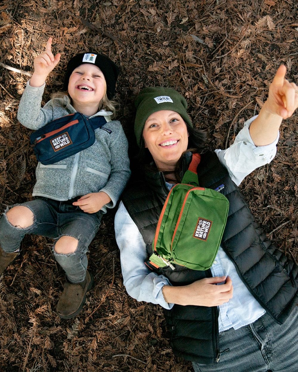 Keep Nature Wild Bundle Match Your Mini Fanny Pack Bundle | Teal/Lavender