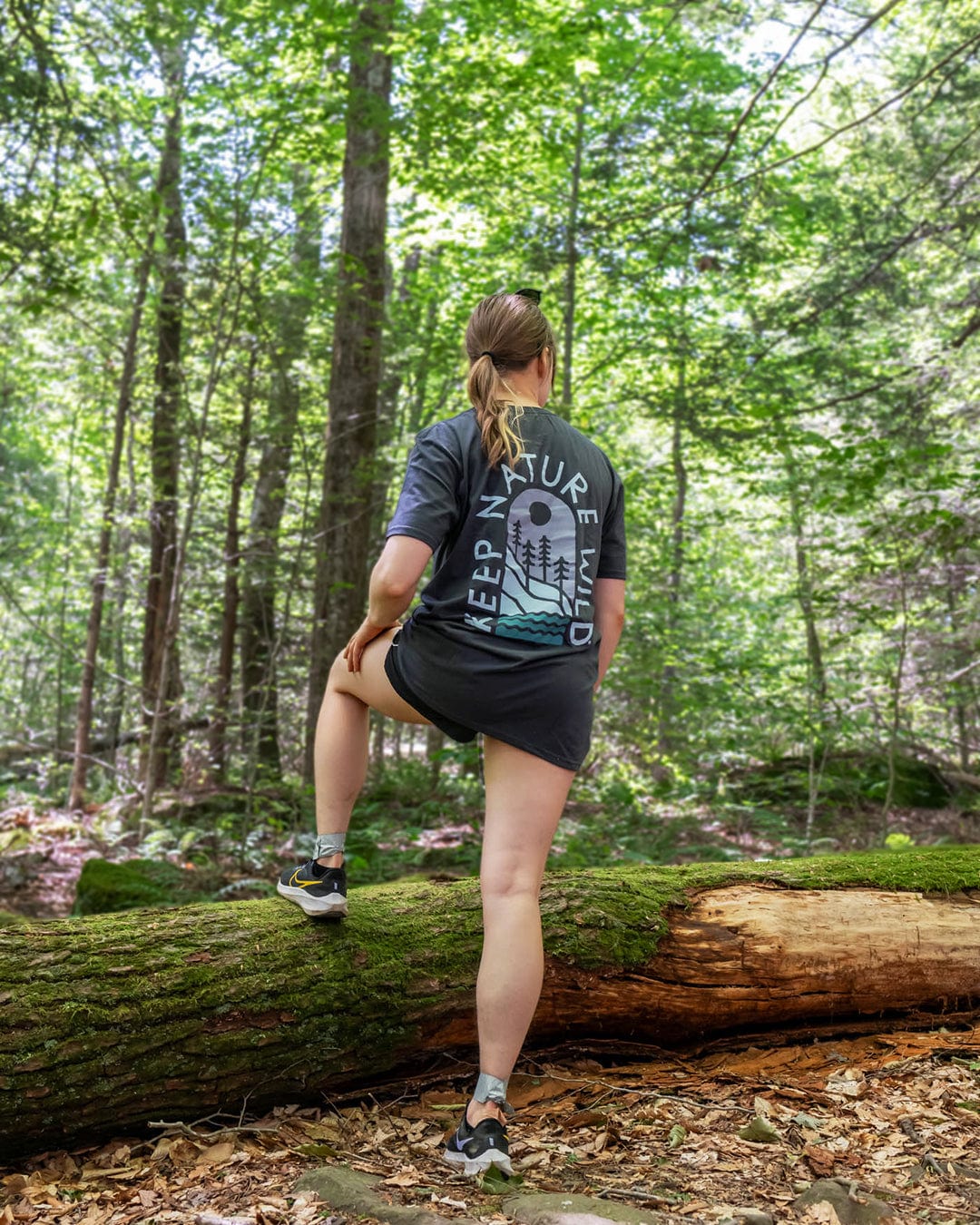 Keep Nature Wild Tee Mountainside Unisex Tee | Coal